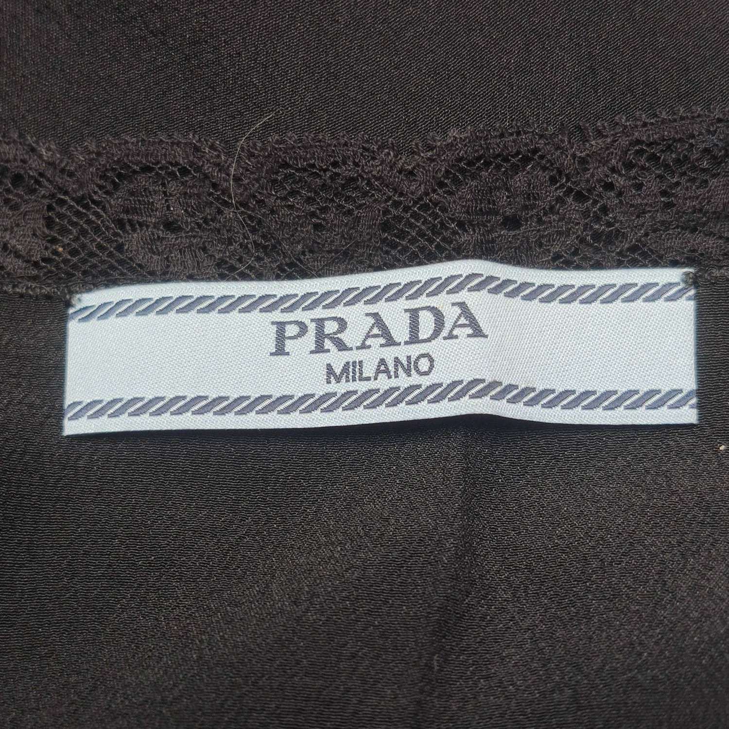 Prada Prada Black Lace Silk Camisole Size 40 Size S / US 4 / IT 40 - 3 Thumbnail