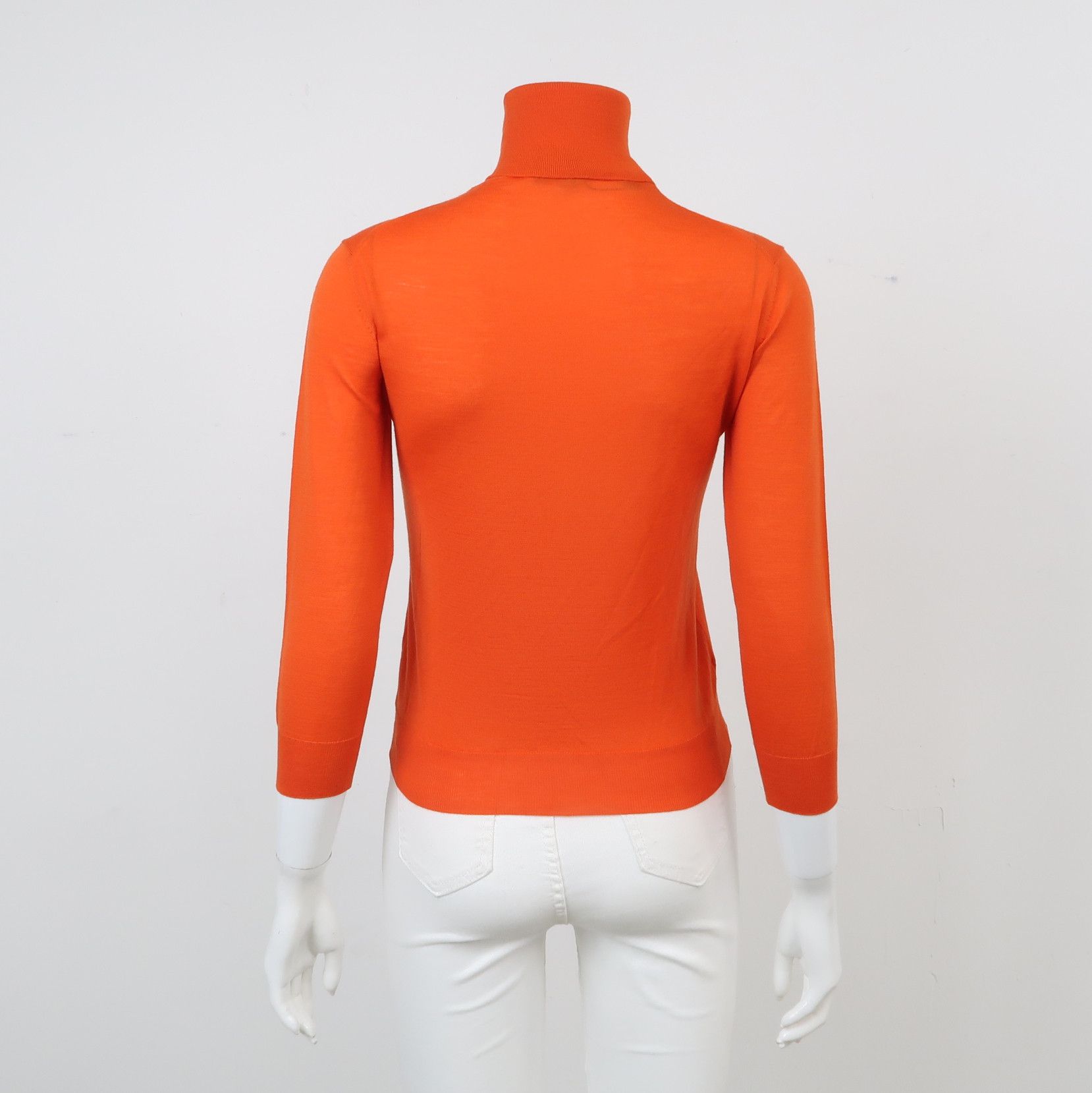 Prada Prada Orange Logo Turtleneck Sweater Size 36 Size XS / US 0-2 / IT 36-38 - 2 Thumbnail