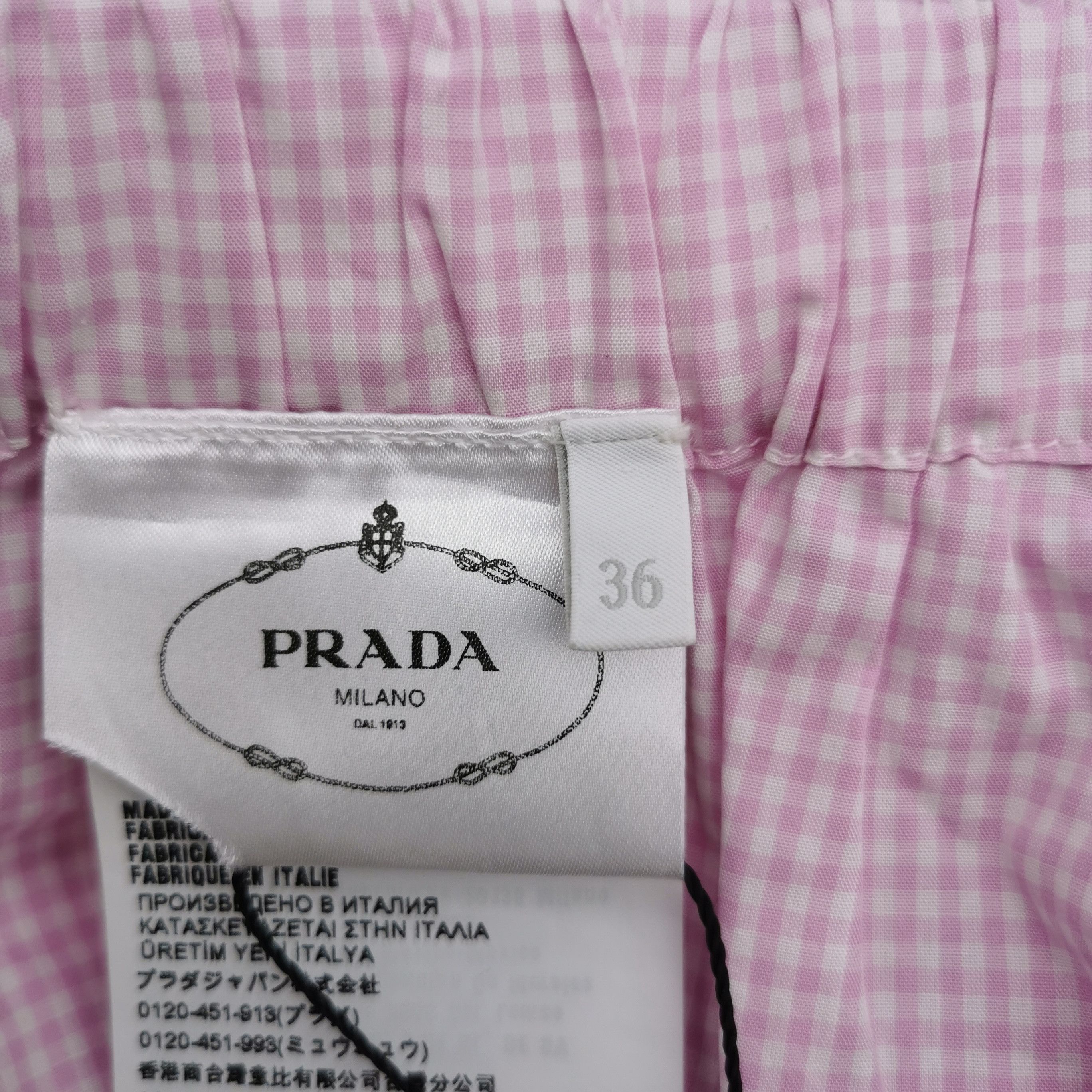 Prada Prada Gingham Shorts Size 36 Size 25" / US 0 / IT 36 - 9 Thumbnail