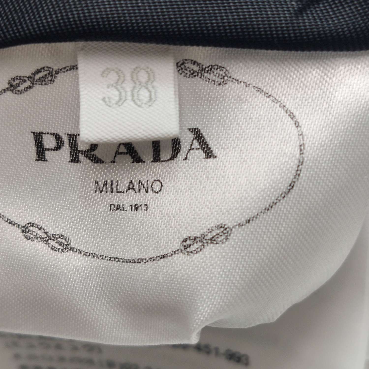 Prada Prada Terry Logo Mini Skirt Size 38 Size 26" / US 2 / IT 38 - 7 Thumbnail
