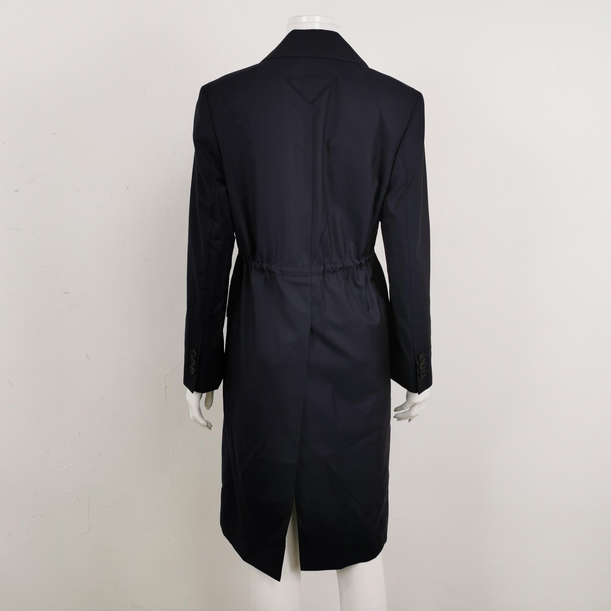 Prada Prada Wool Belted Coat Size 36 Size XS / US 0-2 / IT 36-38 - 2 Thumbnail