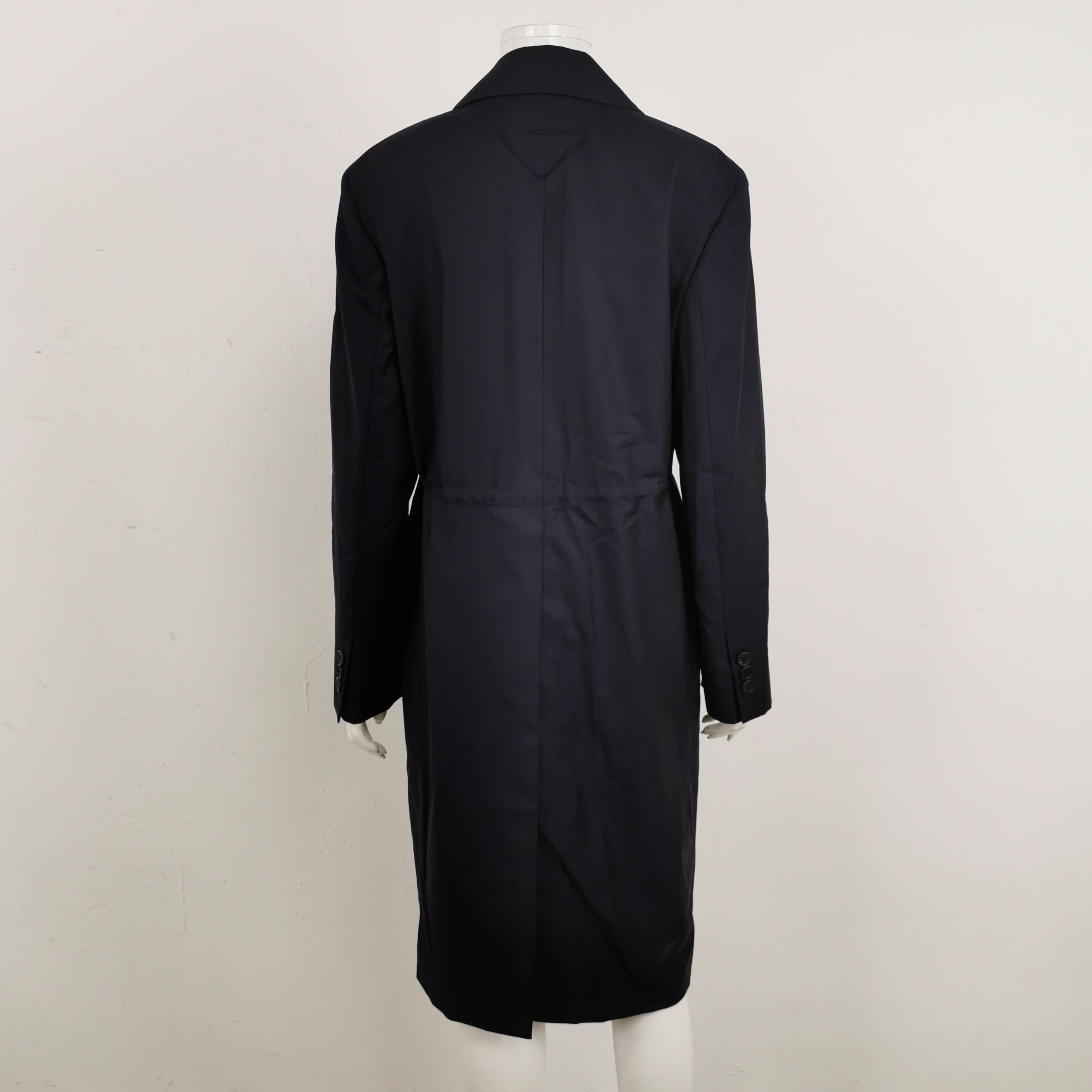 Prada Prada Virgin Wool Belted Coat Size 38 Size XS / US 0-2 / IT 36-38 - 2 Thumbnail