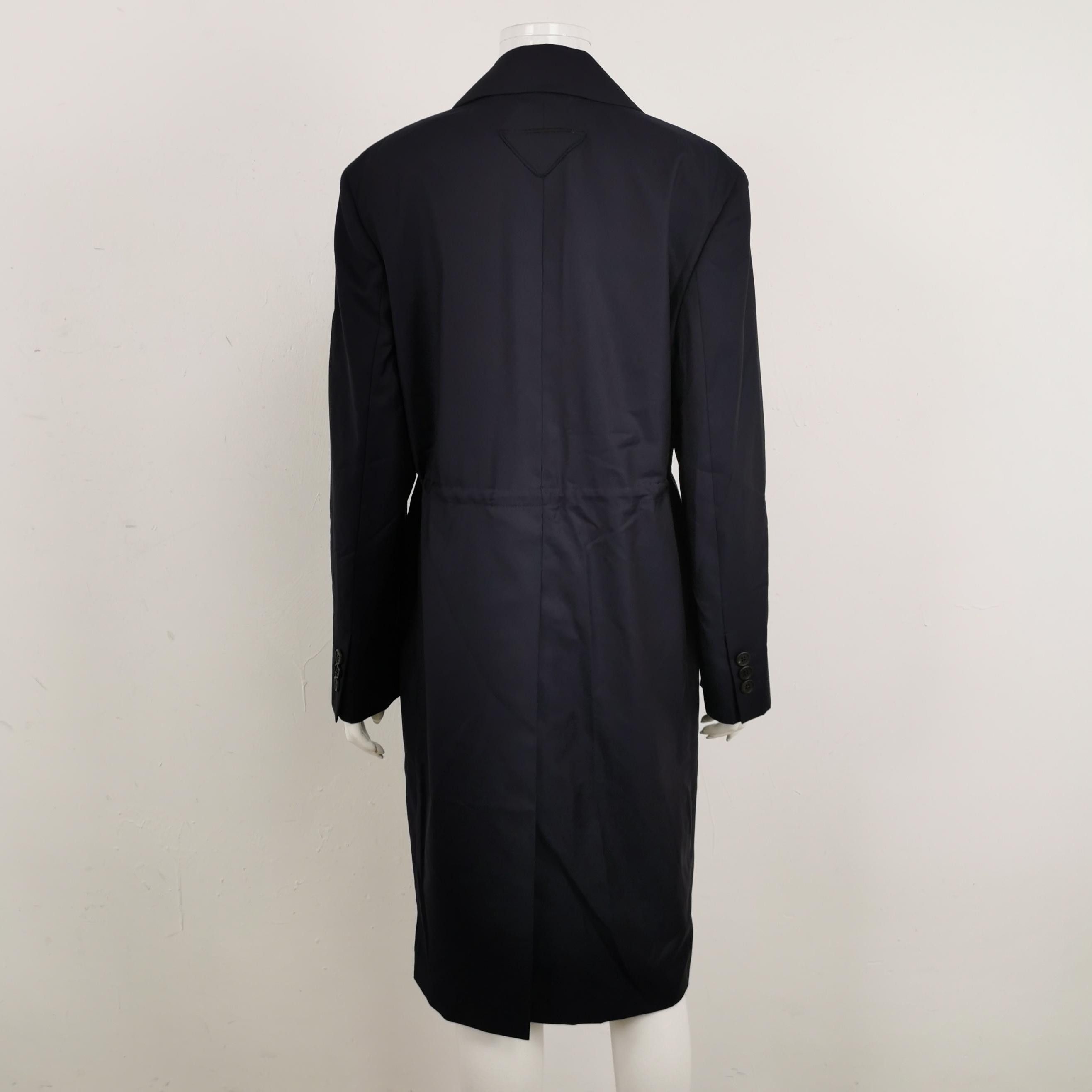 Prada Prada Virgin Wool Belted Overcoat Size 42 Size M / US 6-8 / IT 42-44 - 2 Thumbnail