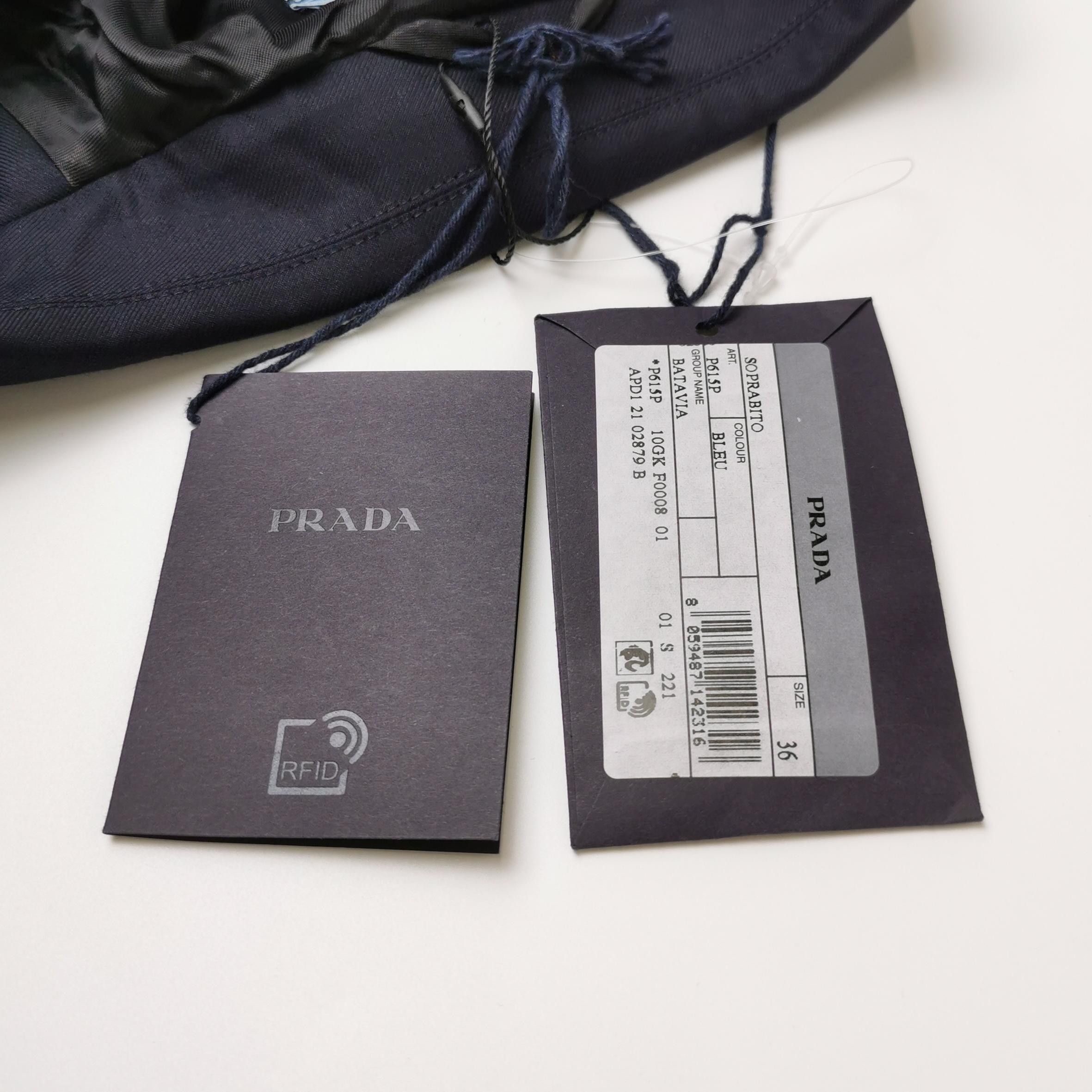 Prada Prada Wool Coat Size 36 Size XS / US 0-2 / IT 36-38 - 3 Thumbnail