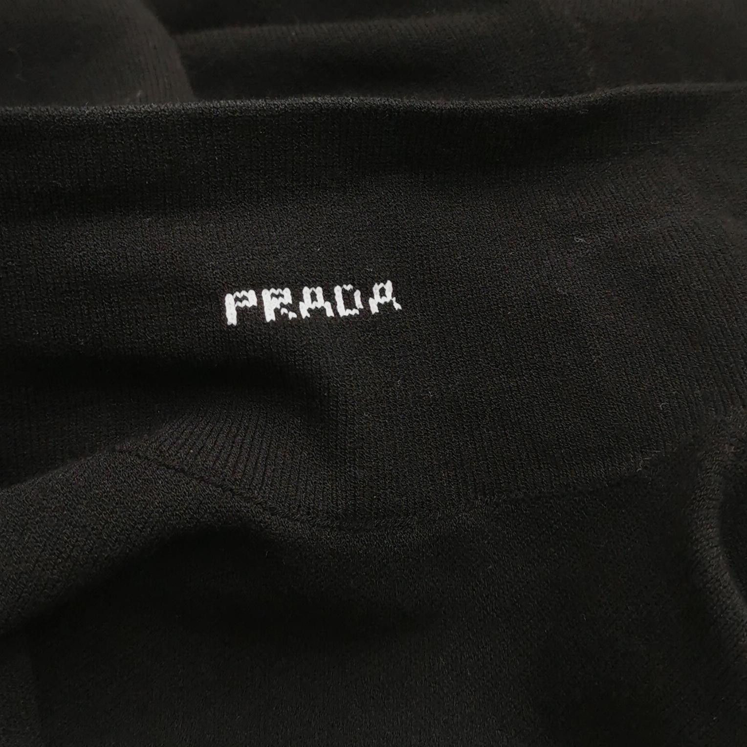 Prada Prada Logo Cutout Midi Dress Size IT 38 Size XS / US 0-2 / IT 36-38 - 3 Thumbnail
