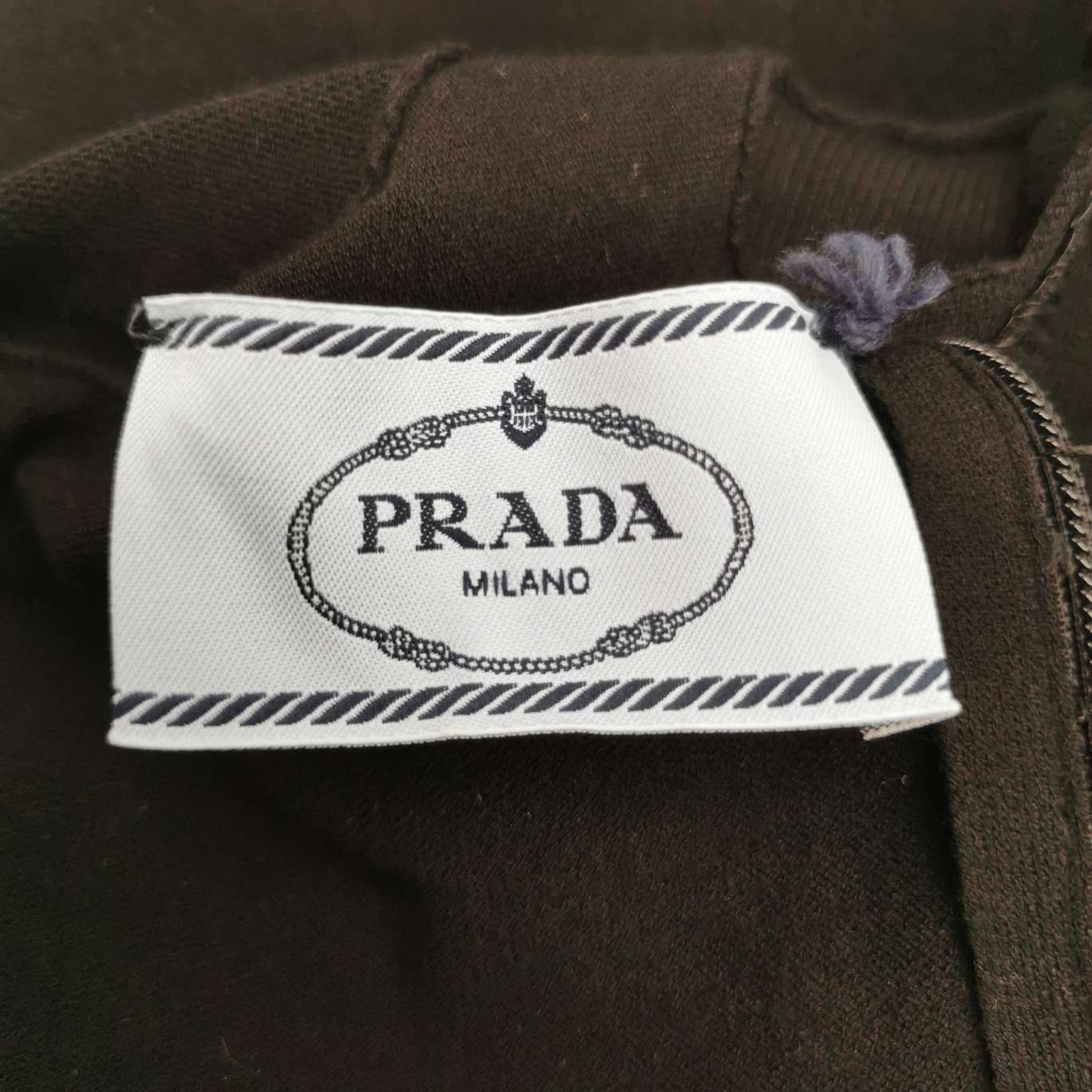 Prada Prada Logo Cutout Midi Dress Size IT 38 Size XS / US 0-2 / IT 36-38 - 5 Thumbnail