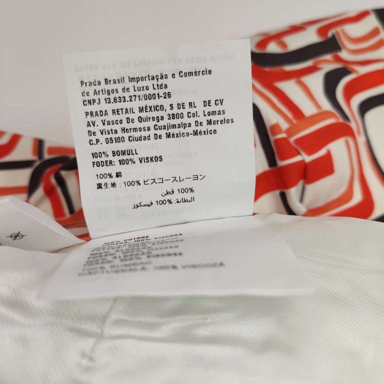 Prada Prada Geometric Graphic Print Midi Skirt Size 38 Size 26" / US 2 / IT 38 - 6 Thumbnail