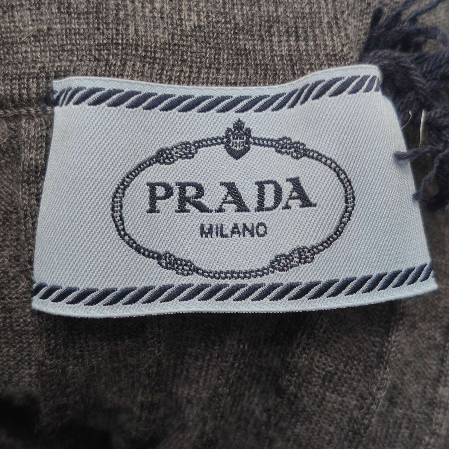 Prada Prada Ribbed Cashmere Silk Knit Polo Size 36 Size XS / US 0-2 / IT 36-38 - 4 Thumbnail