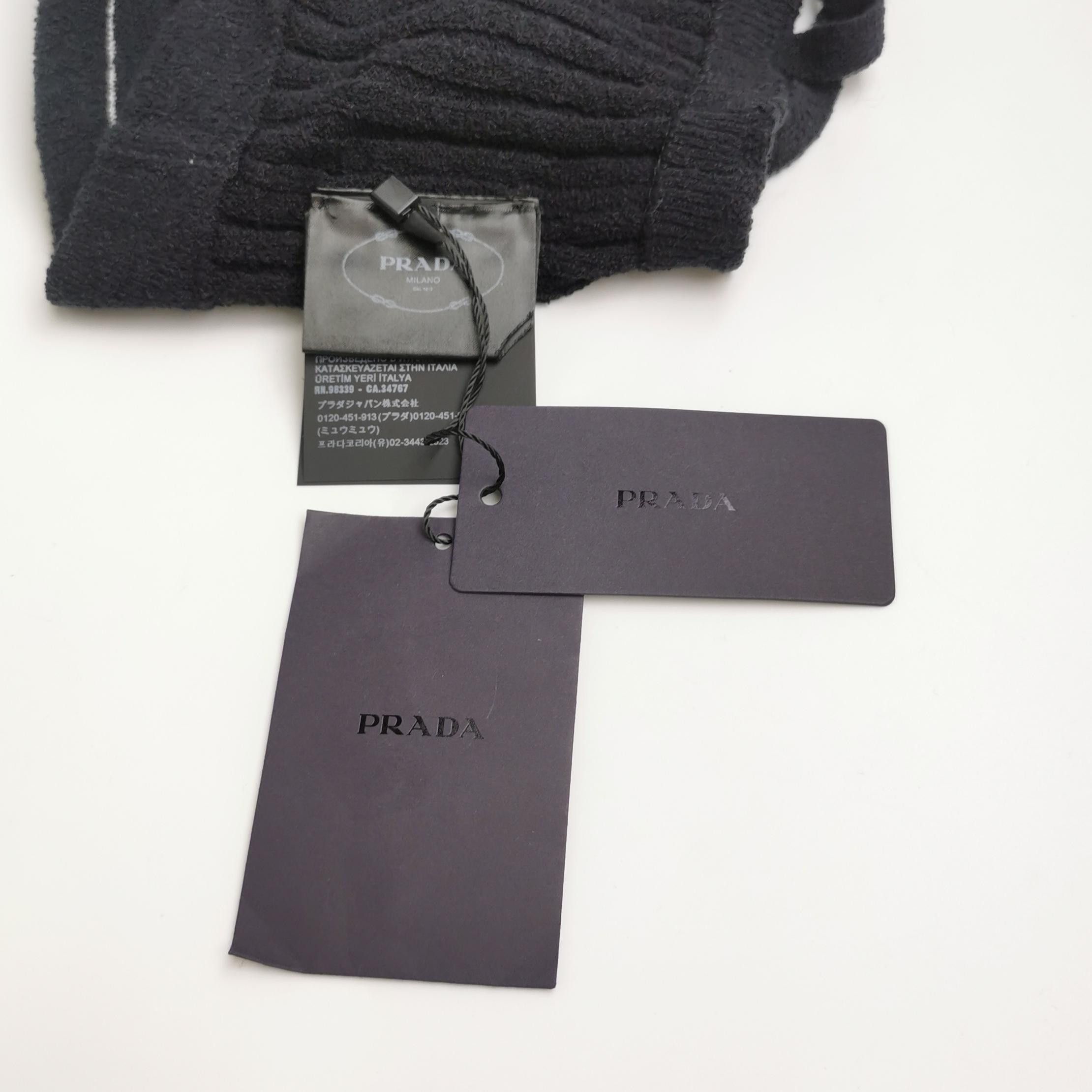 Prada Prada Logo Knit Crop Top Size 38 Size XS / US 0-2 / IT 36-38 - 4 Thumbnail