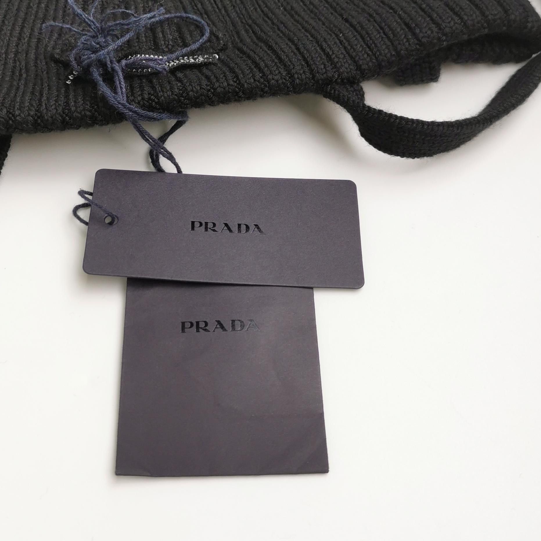 Prada Prada Ribbed Wool Tank Top Size 36 Size XS / US 0-2 / IT 36-38 - 4 Thumbnail