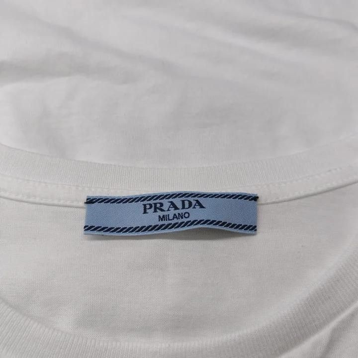 Prada Prada Crewneck T-Shirt Size S Size US S / EU 44-46 / 1 - 8 Thumbnail