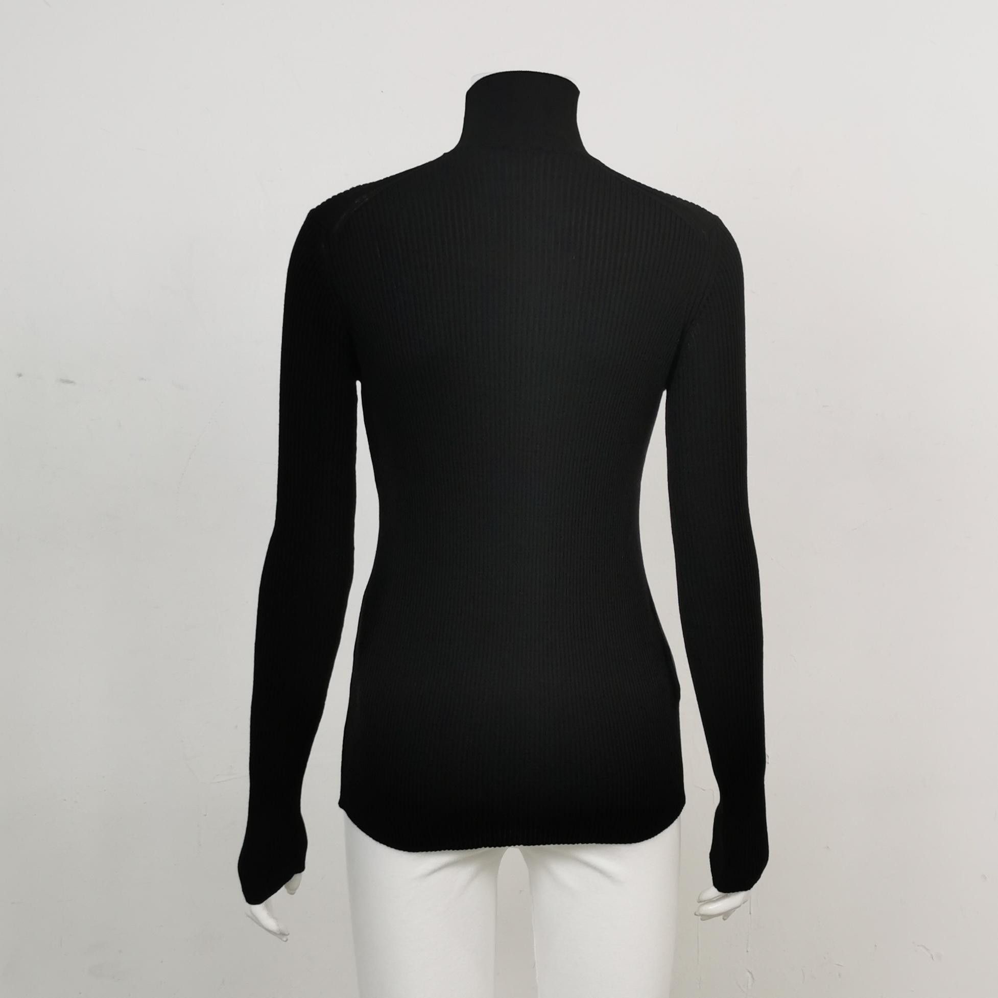 Prada Prada Ribbed Turtleneck Sweater Size 38 Size XS / US 0-2 / IT 36-38 - 2 Thumbnail