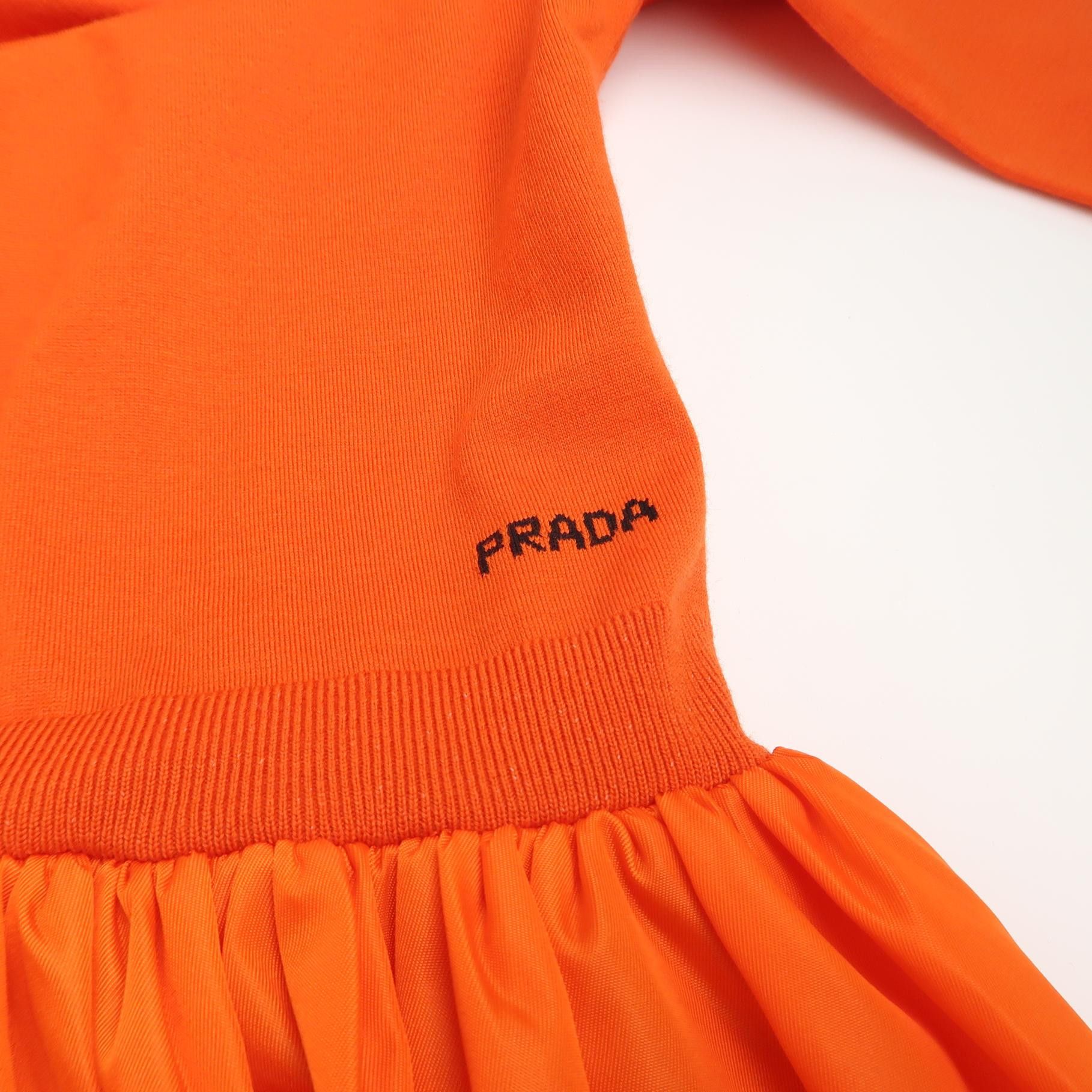 Prada Prada Wool Contrast Skirt Mini Dress Size 38 Size XS / US 0-2 / IT 36-38 - 3 Thumbnail