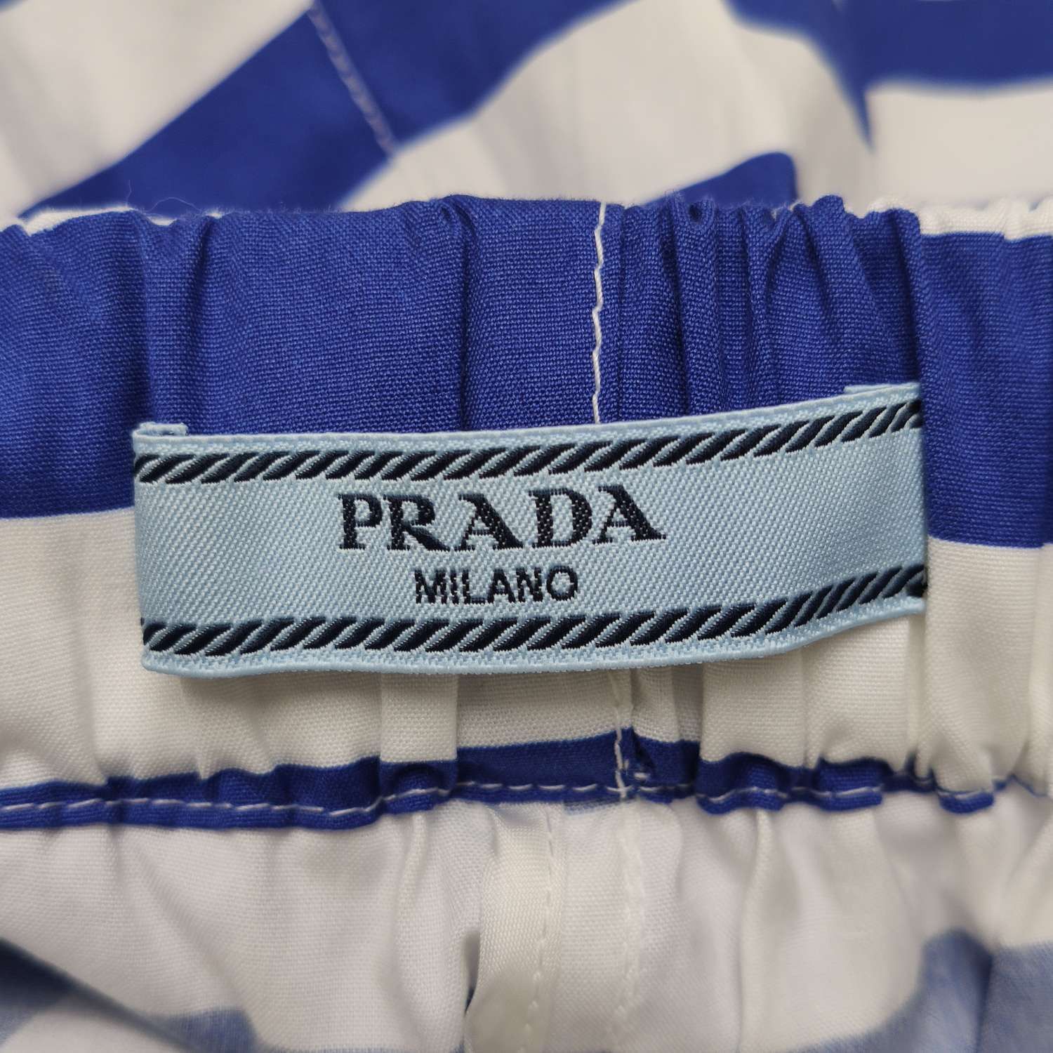 Prada Prada Striped Cotton Shorts Size 42 Size 28" / US 6 / IT 42 - 5 Thumbnail