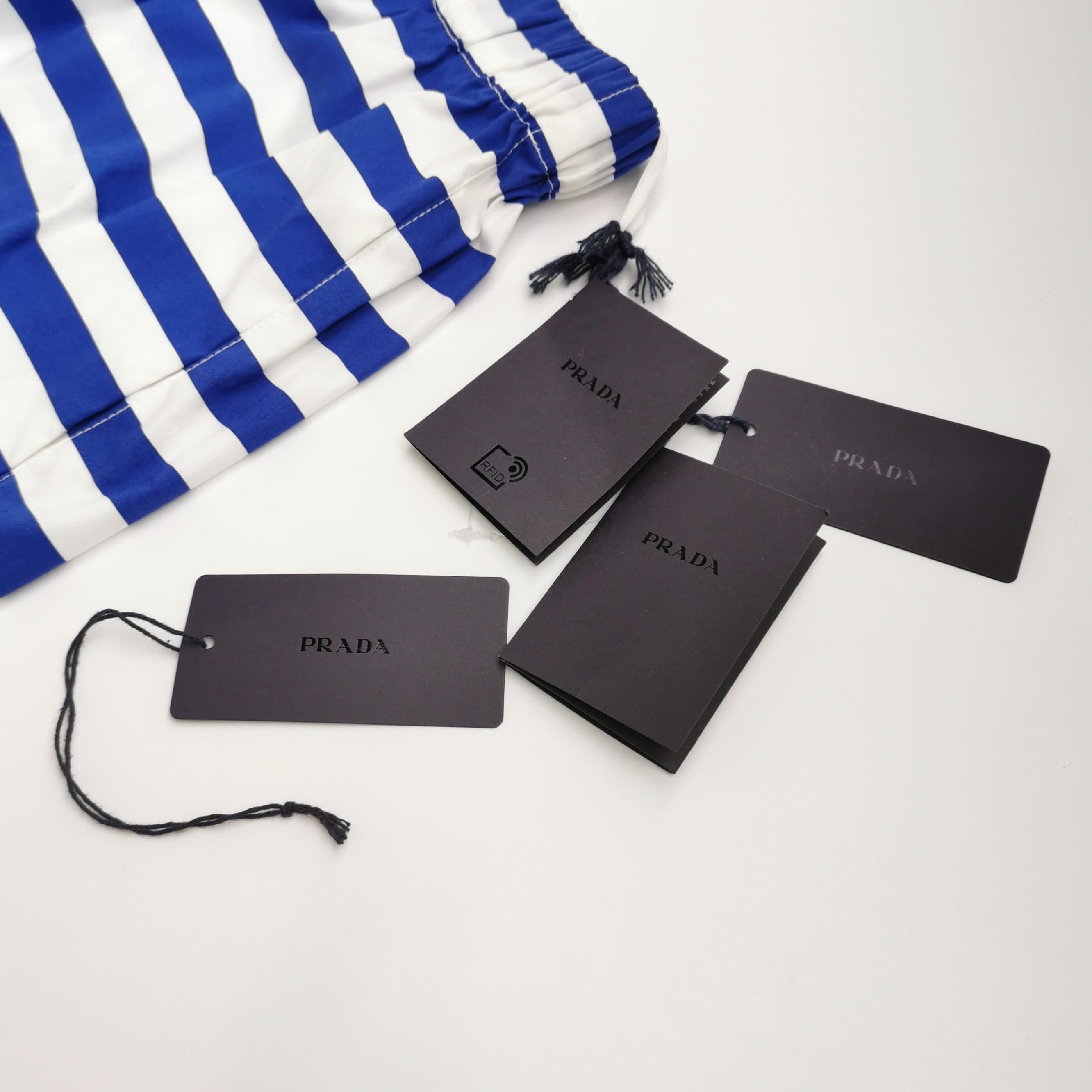 Prada Prada Striped Cotton Shorts Size 42 Size 28" / US 6 / IT 42 - 4 Thumbnail