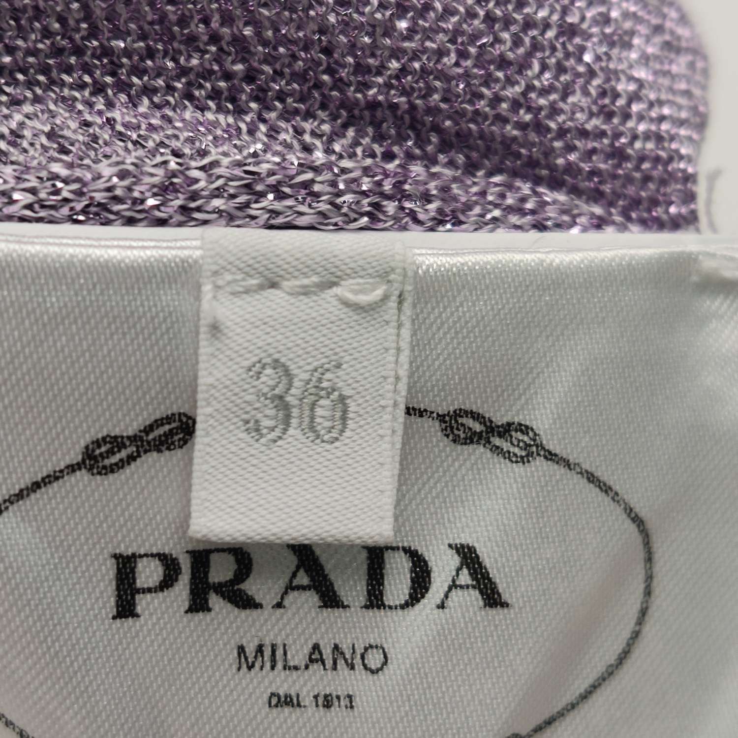 Prada Prada Metallic Knit Polo Size 36 Size XS / US 0-2 / IT 36-38 - 5 Thumbnail