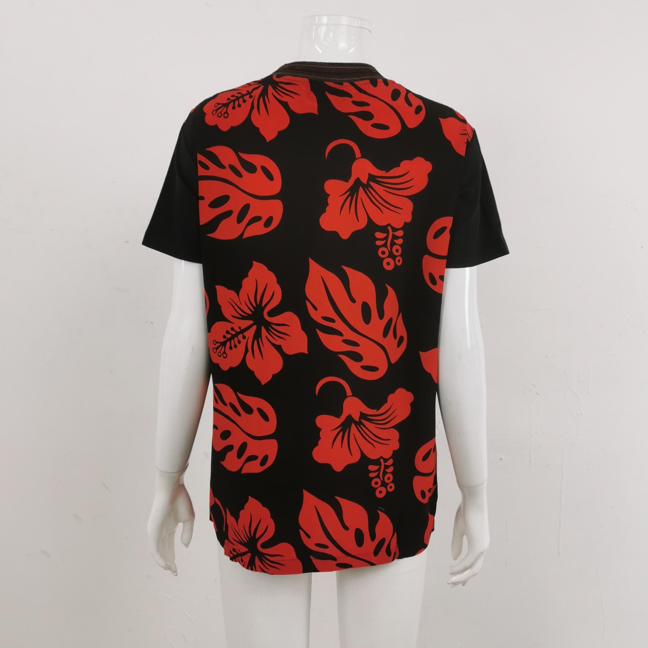 Prada Prada Floral Graphic T-Shirt L Size US L / EU 52-54 / 3 - 2 Thumbnail