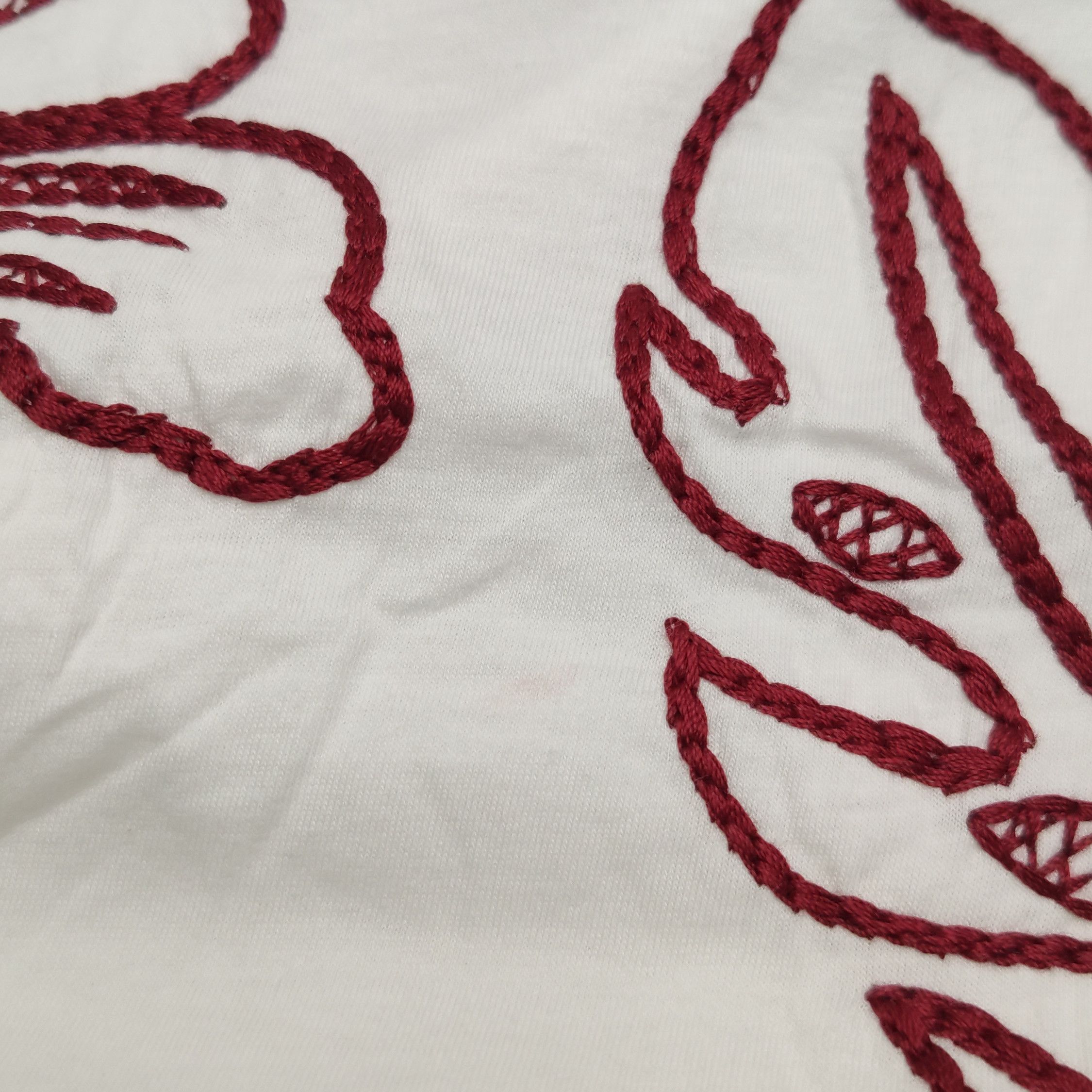 Prada Prada Floral Embroidered T-Shirt Size XL Size US XL / EU 56 / 4 - 8 Thumbnail