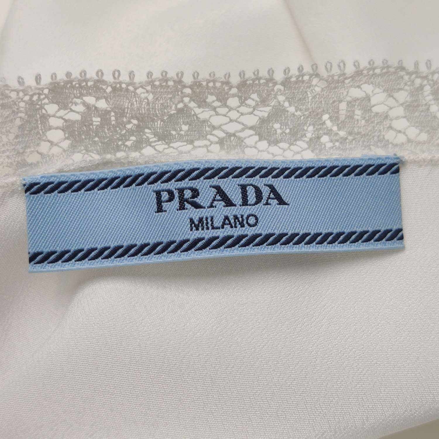 Prada Prada Striped Silk Midi Dress Size 38S Size XS / US 0-2 / IT 36-38 - 7 Thumbnail