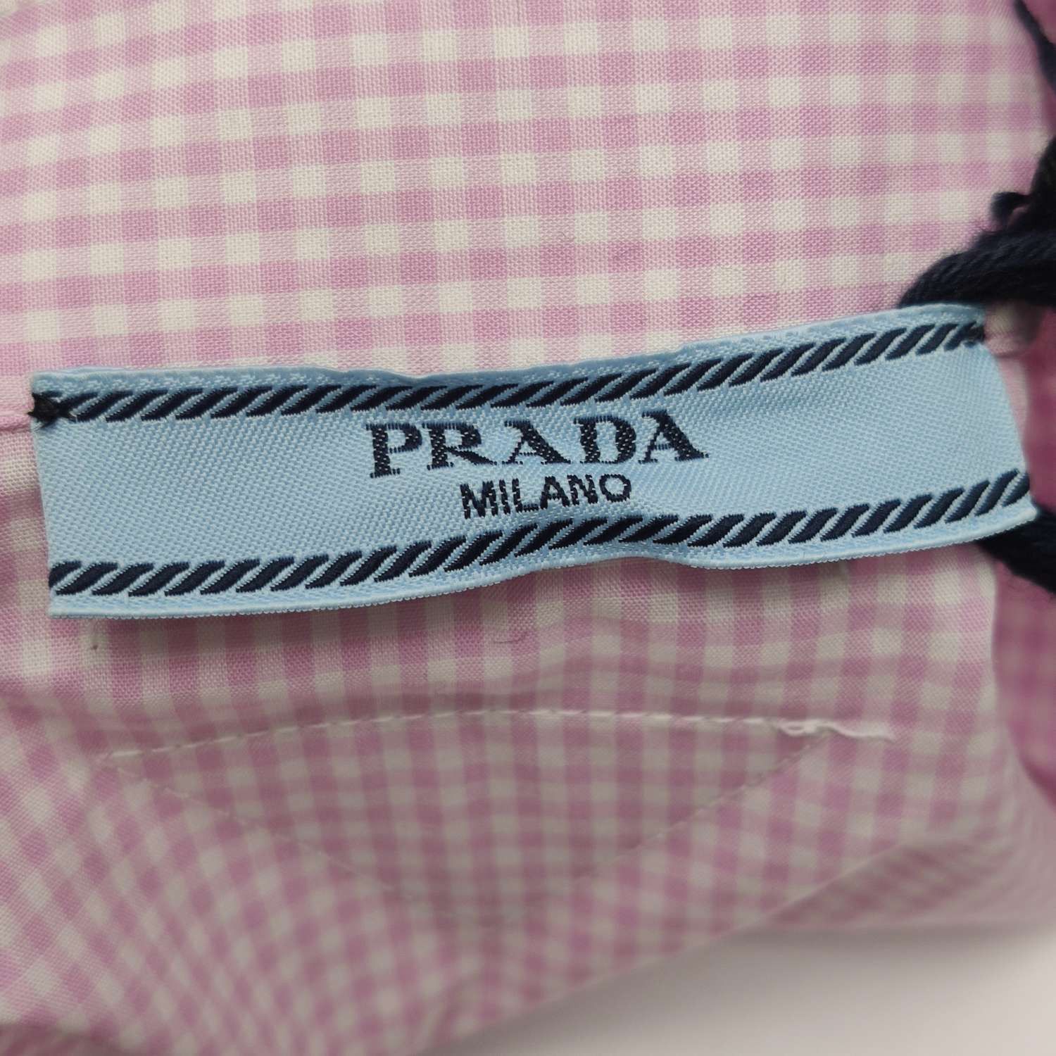 Prada Prada Gingham Ruffled Button Up Shirt Size 40 Size S / US 4 / IT 40 - 5 Thumbnail