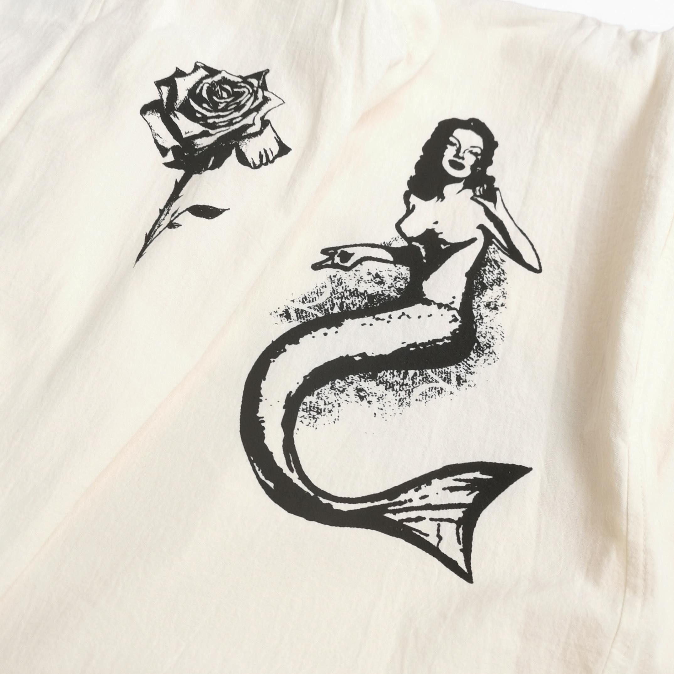 Prada Prada Mermaid Print Cotton Shorts Size 40 Size 27" / US 4 / IT 40 - 4 Thumbnail