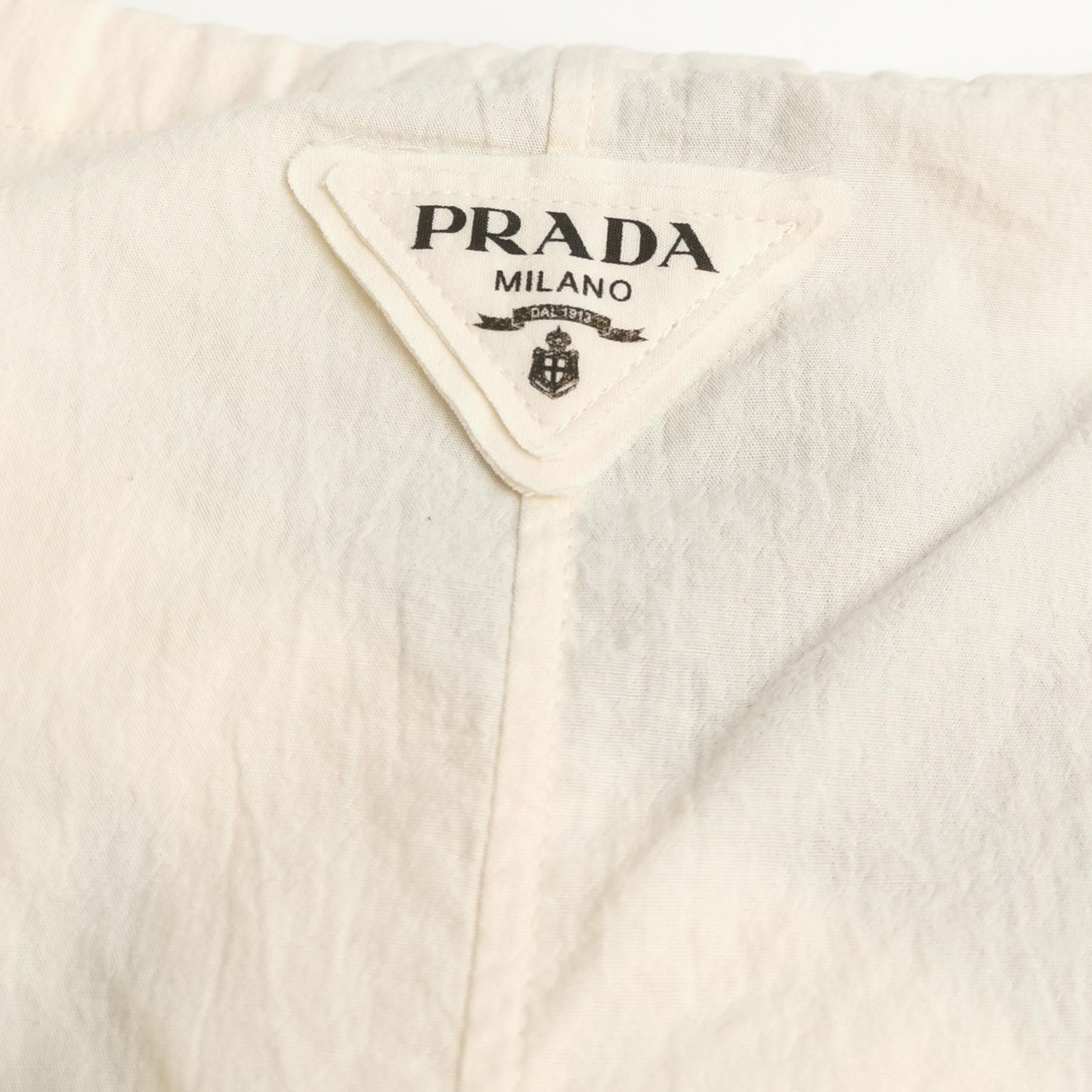 Prada Prada Mermaid Print Cotton Shorts Size 40 Size 27" / US 4 / IT 40 - 3 Thumbnail