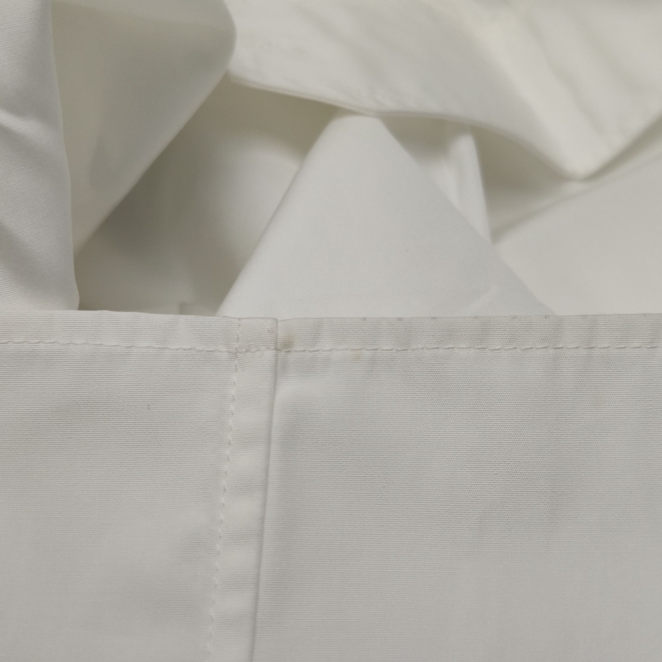 Prada Prada White Poplin Ruffled Button Up Shirt IT 38 Size XS / US 0-2 / IT 36-38 - 10 Thumbnail