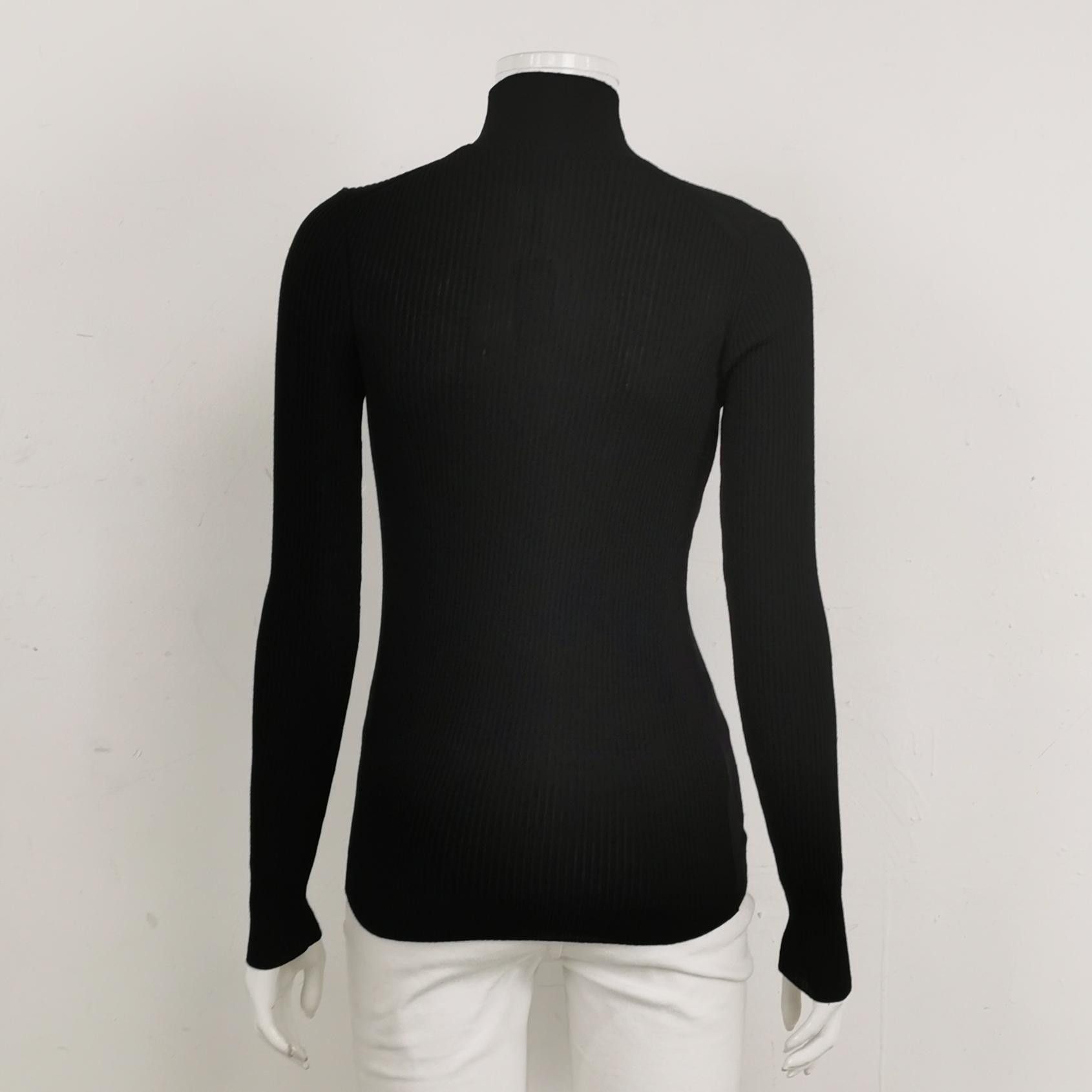 Prada Prada Ribbed Turtleneck Sweater Size 38 Size XS / US 0-2 / IT 36-38 - 2 Thumbnail