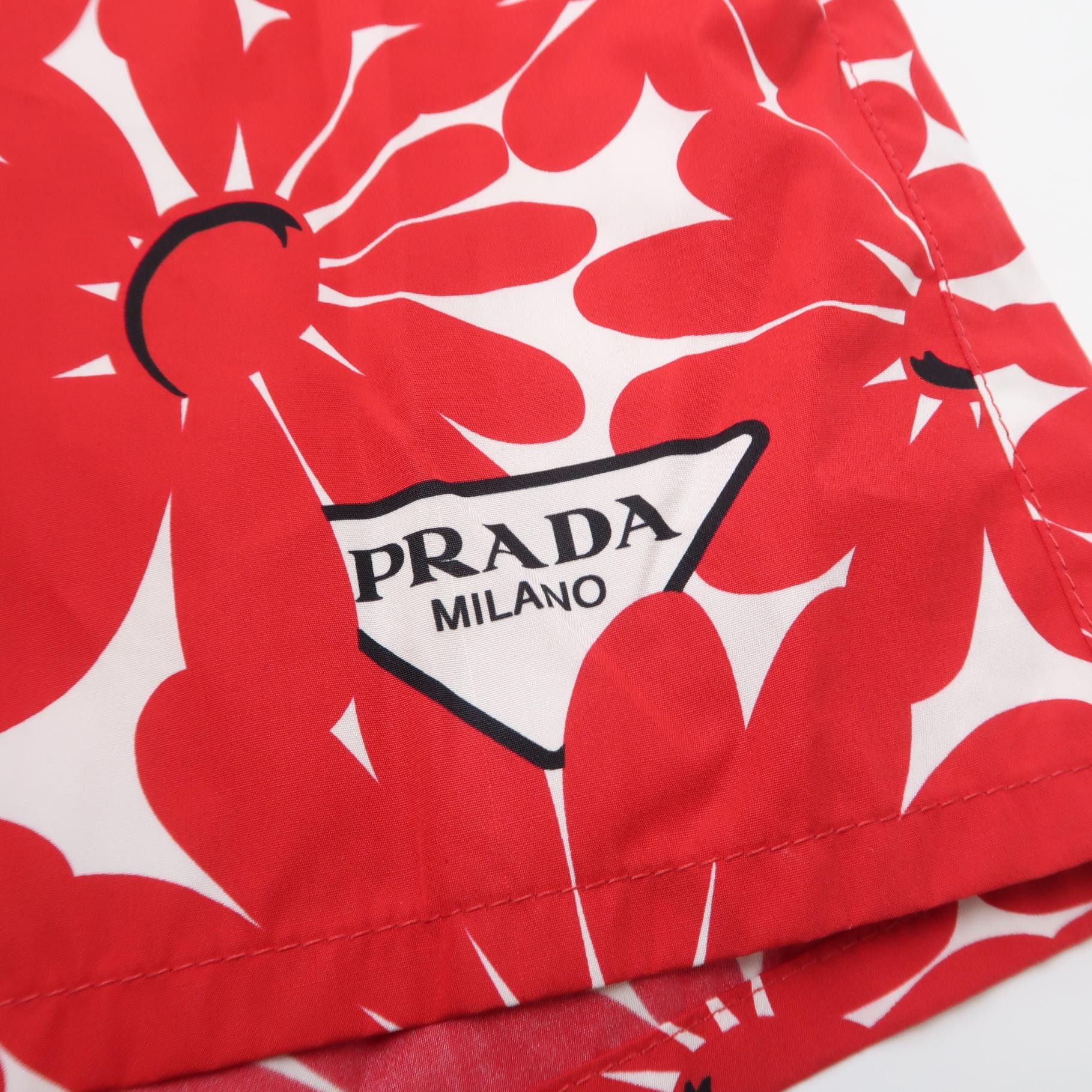 Prada Prada Floral Cotton Shorts Size 36 Size 25" / US 0 / IT 36 - 3 Thumbnail