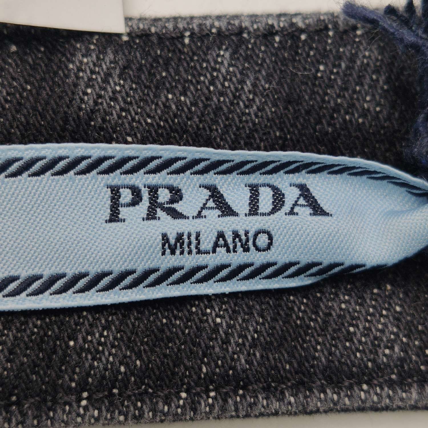 Prada Prada Triangle Logo Denim Bralette Size 40 Size S / US 4 / IT 40 - 5 Thumbnail