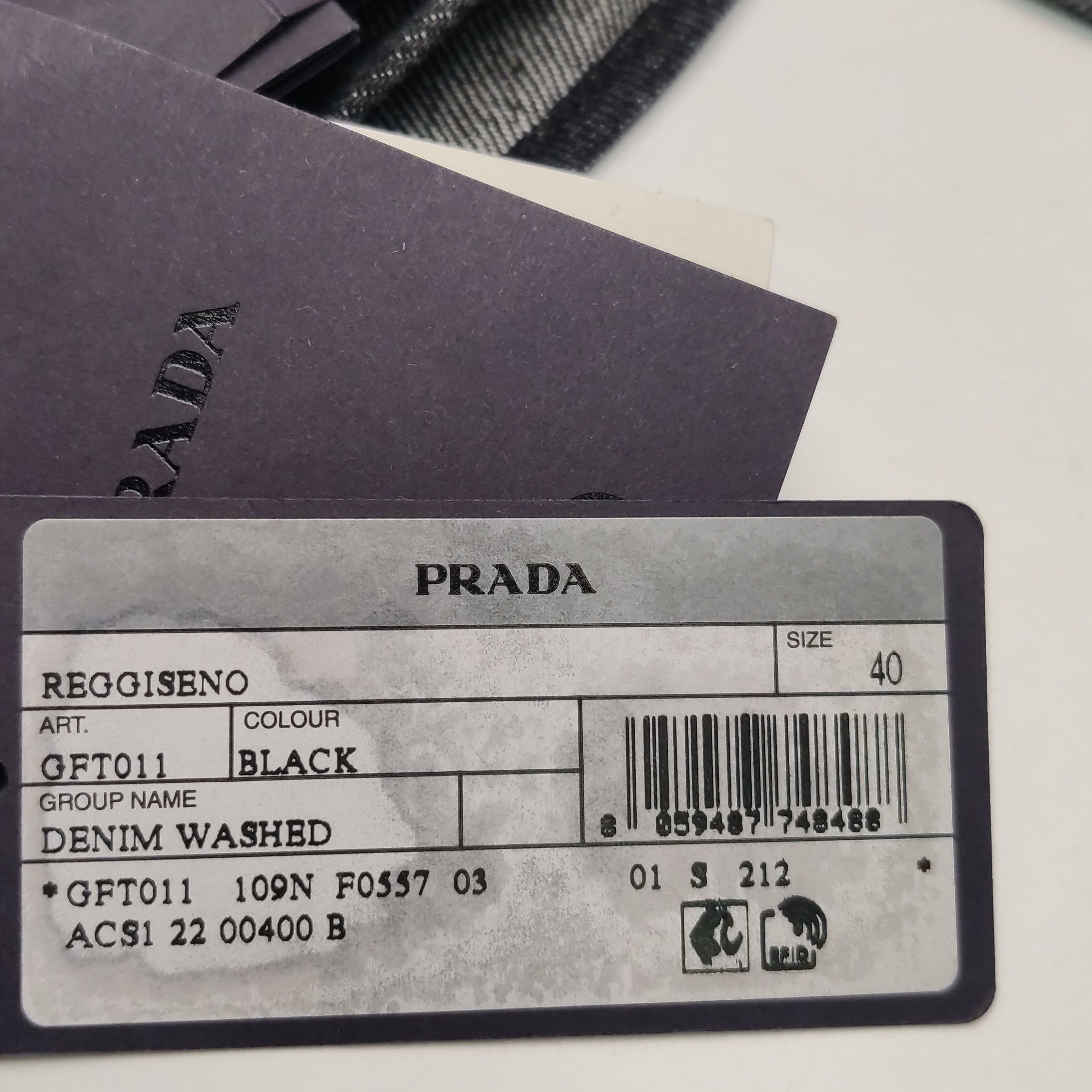 Prada Prada Triangle Logo Denim Bralette Size 40 Size S / US 4 / IT 40 - 10 Thumbnail