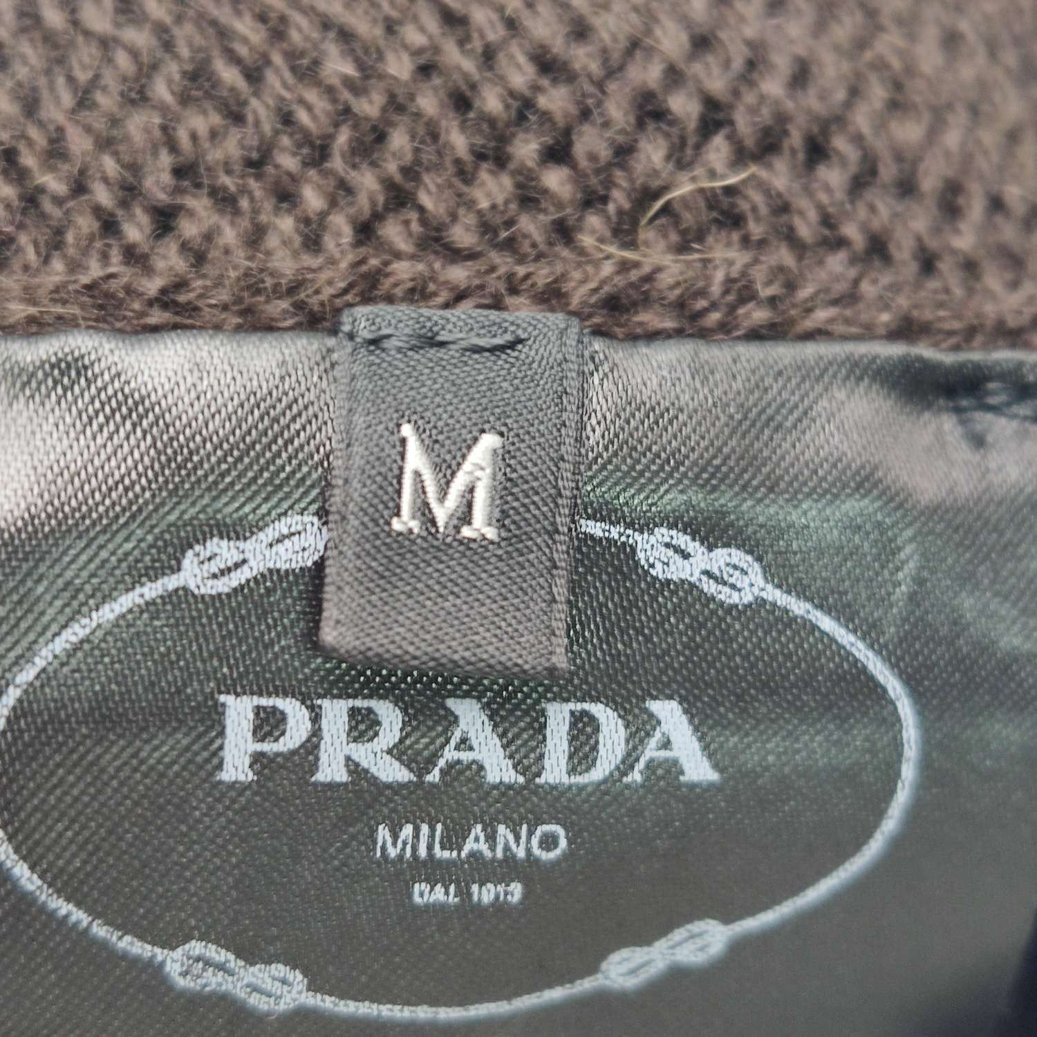 Prada Prada Cashmere Logo Polo Sweater Size M Size US M / EU 48-50 / 2 - 7 Thumbnail