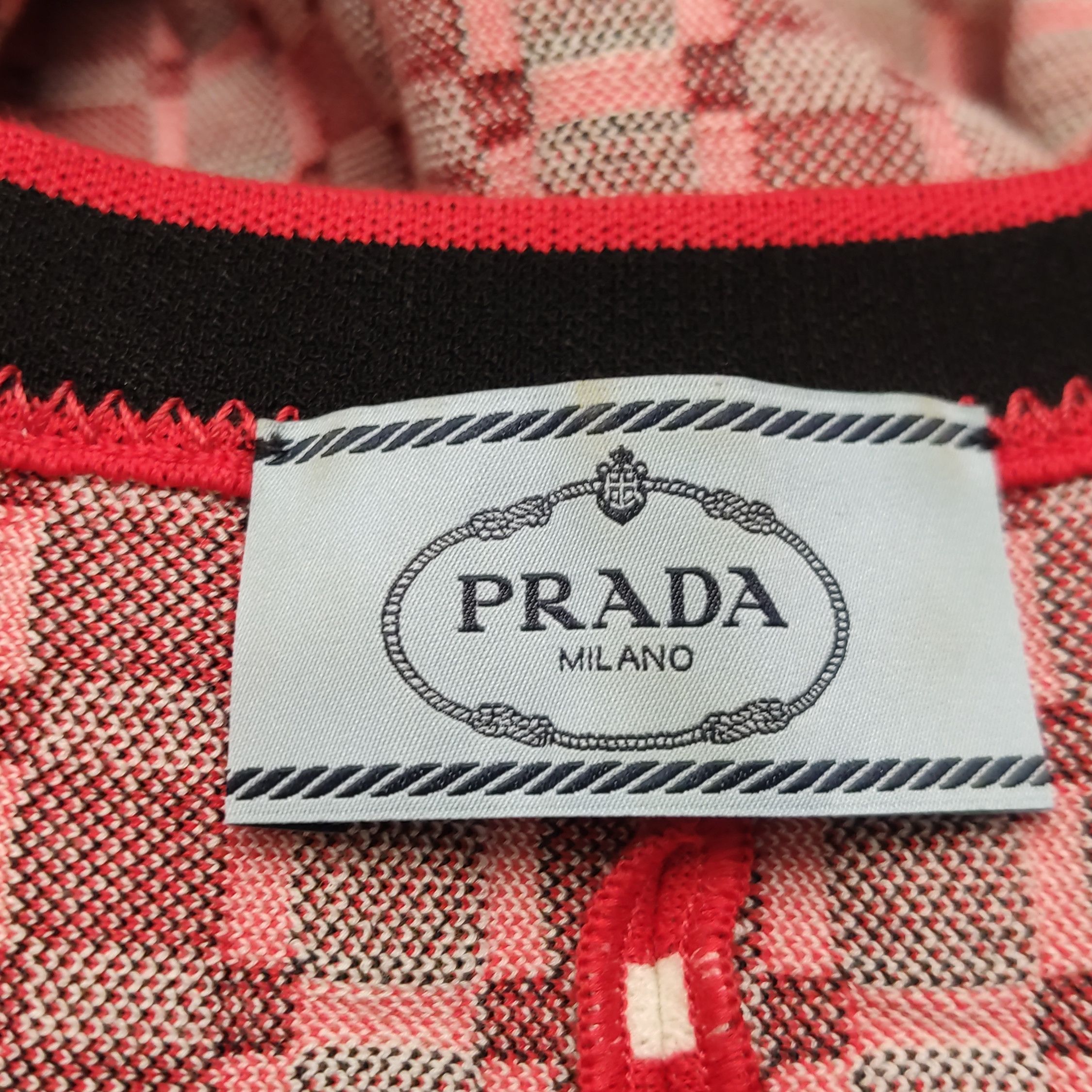 Prada Prada Check Print Mini Dress Size 38 Size XS / US 0-2 / IT 36-38 - 7 Thumbnail