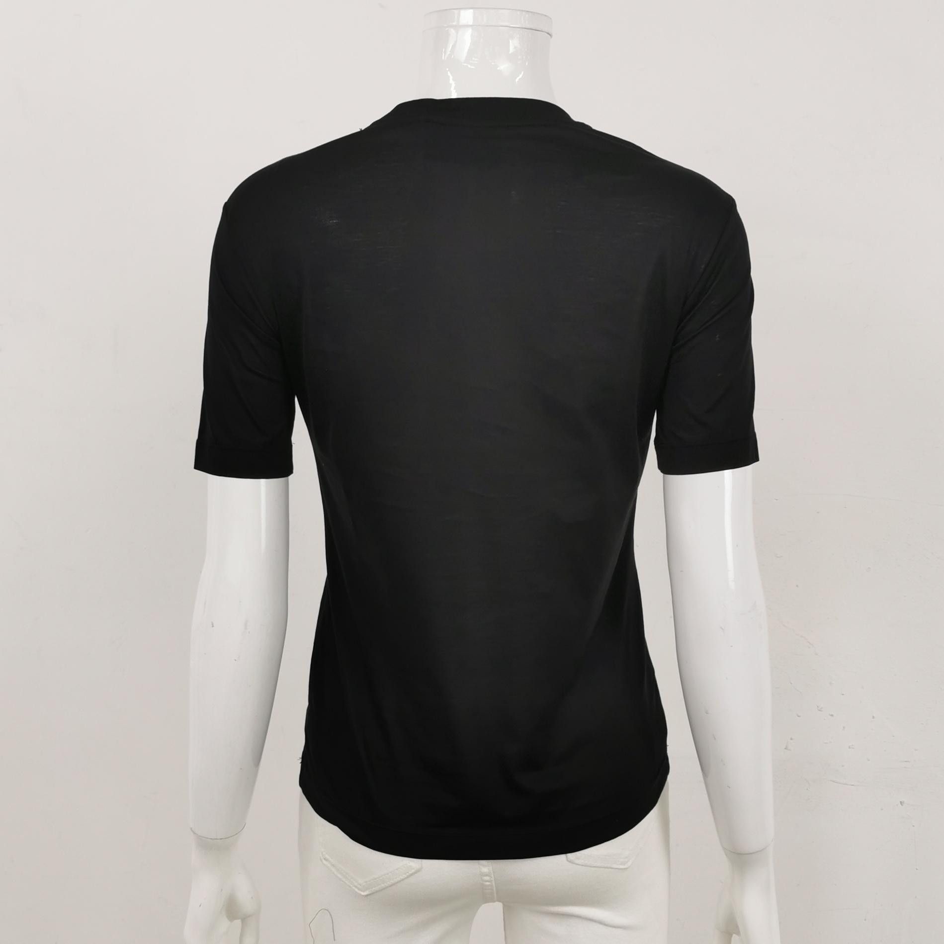 Prada Prada Cotton Crewneck T-Shirt XXS Size US XXS / EU 40 - 2 Thumbnail