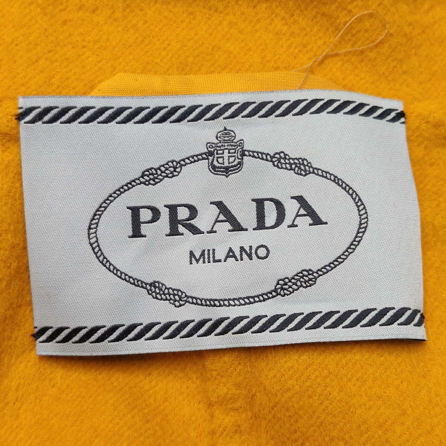 Prada Prada Yellow Wool Angora Blend Coat Size 42 Size M / US 6-8 / IT 42-44 - 3 Thumbnail