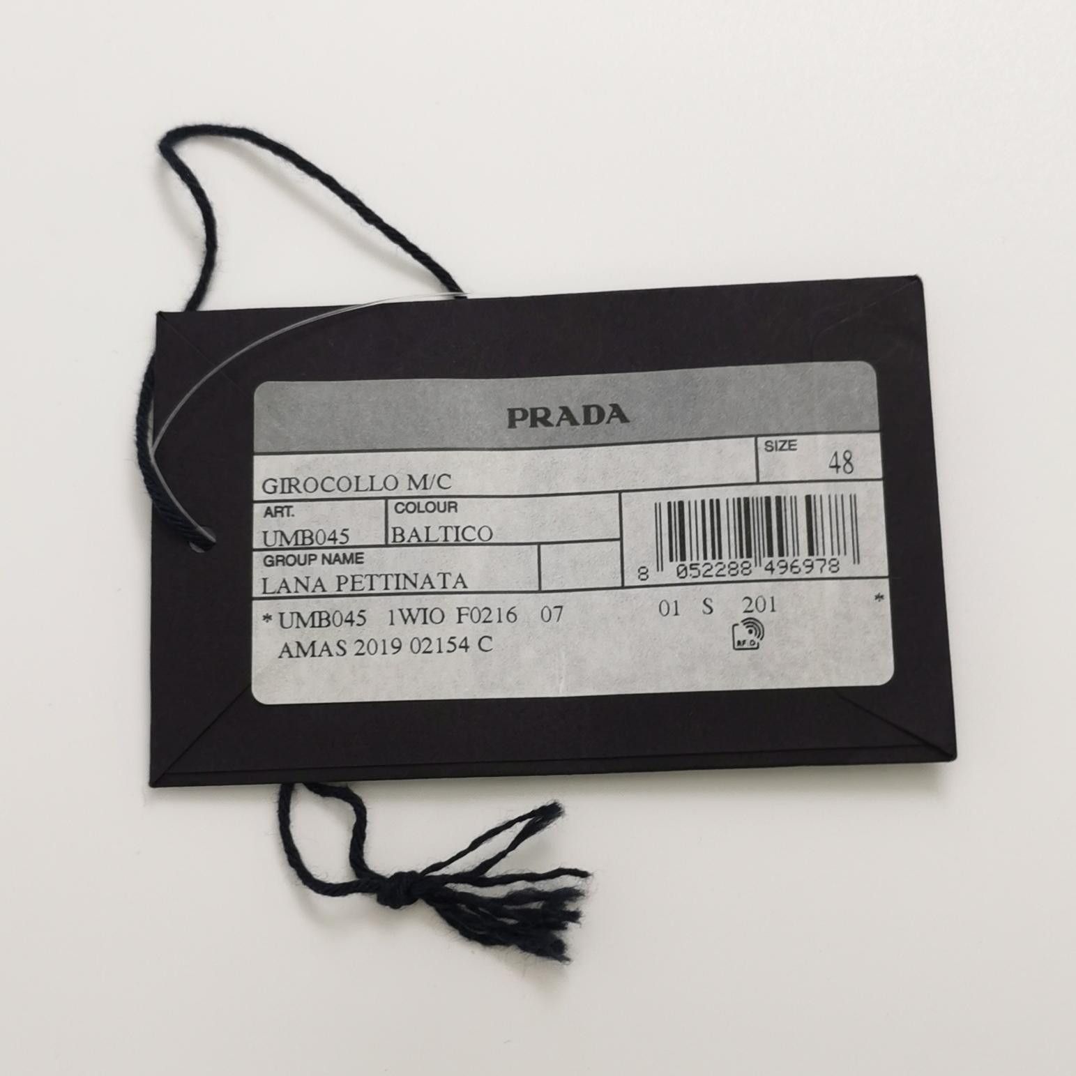 Prada Prada Logo Embroidered Knit Sweater Size 48 Size US M / EU 48-50 / 2 - 4 Thumbnail