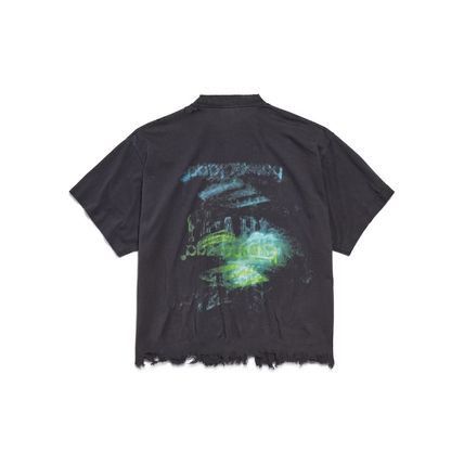 Balenciaga DIY Imprint Cropped Hoodie in T-Shirt Size US XS / EU 42 / 0 - 4 Thumbnail
