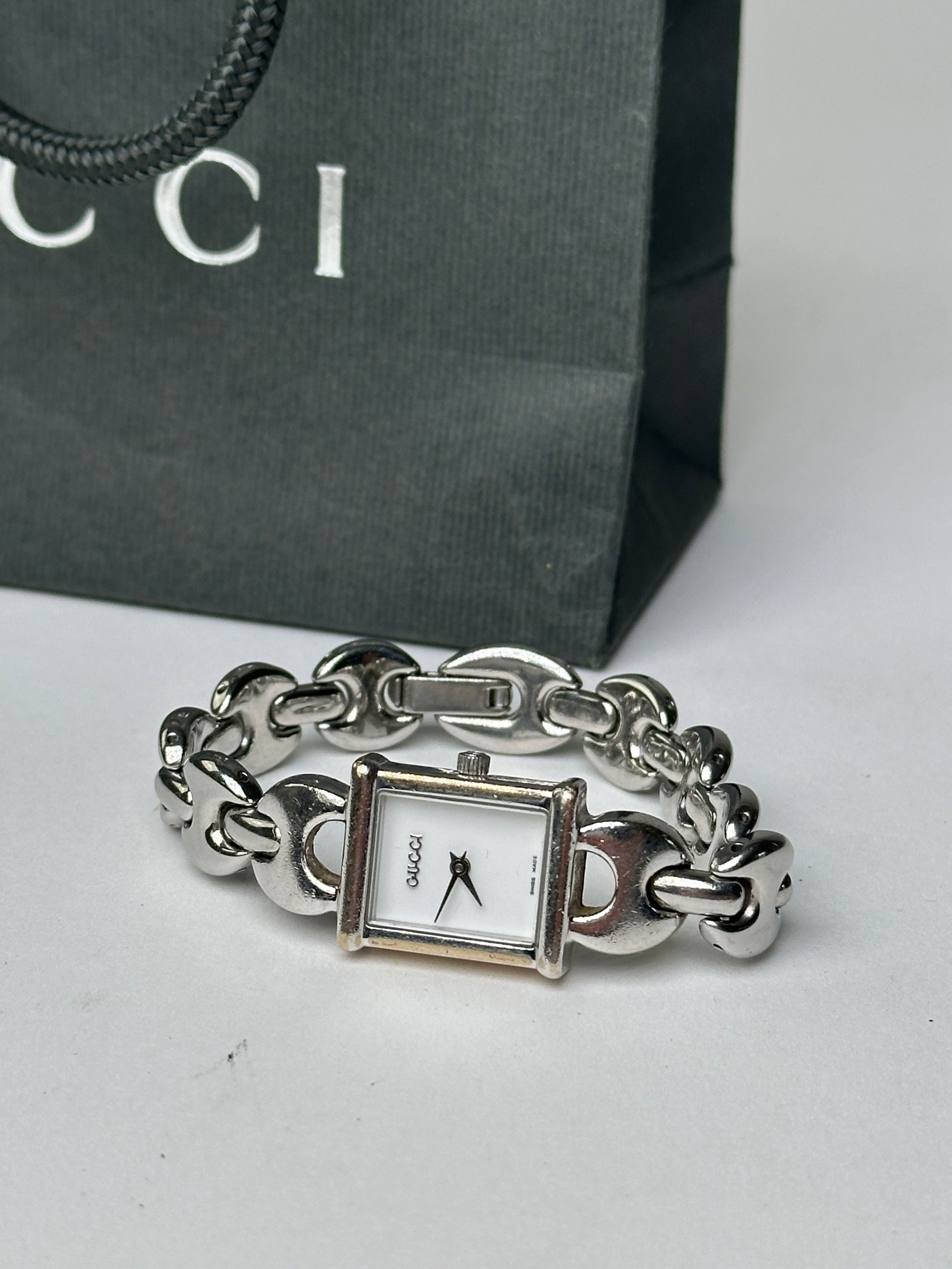 Gucci Vintage Bracelet Watch Silver Size ONE SIZE - 3 Thumbnail