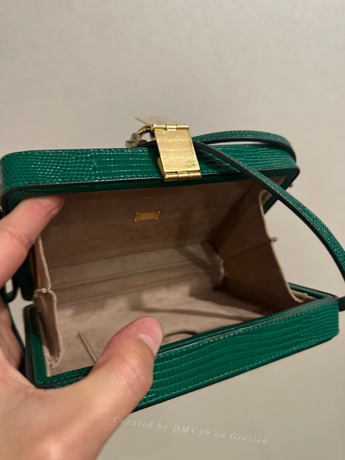 Dolce & Gabbana Dolce & Gabbana Lizard Skin Flower Box Bag Size ONE SIZE - 5 Thumbnail
