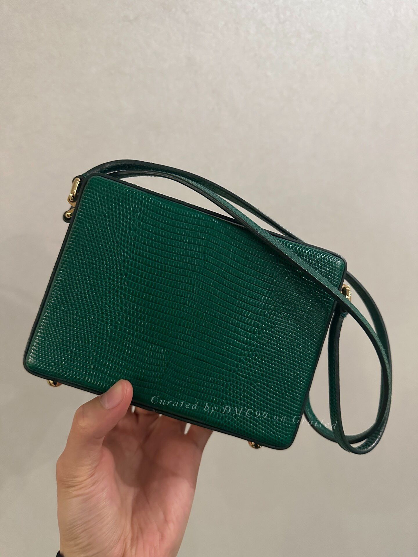 Dolce & Gabbana Dolce & Gabbana Lizard Skin Flower Box Bag Size ONE SIZE - 4 Thumbnail