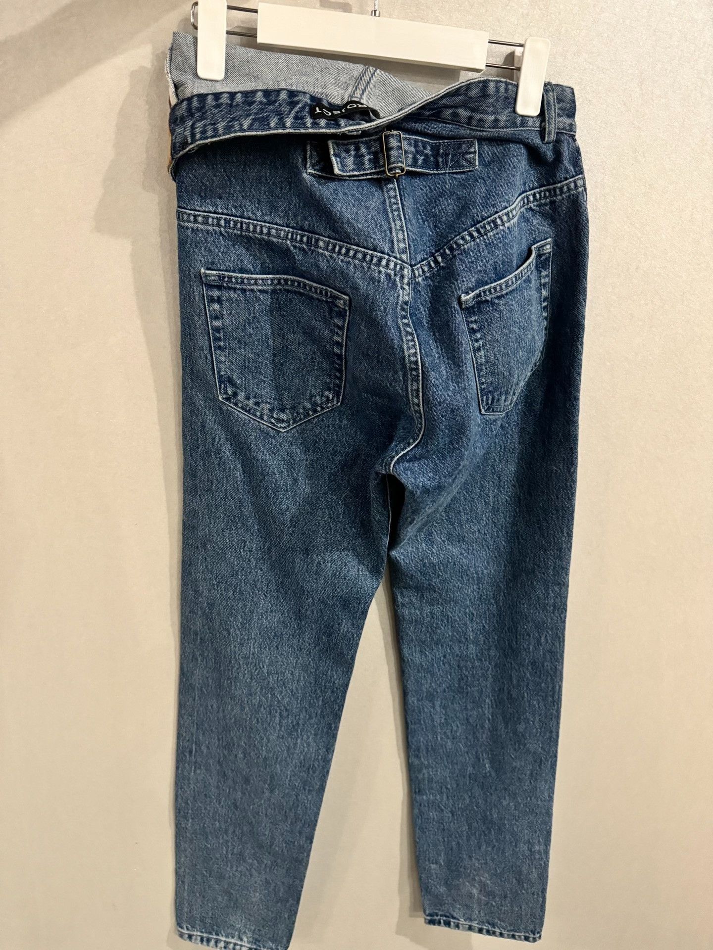 DEN IM by SIKI IM Y/Project Blue Asymmetric Waist Jeans Size 29" - 2 Thumbnail