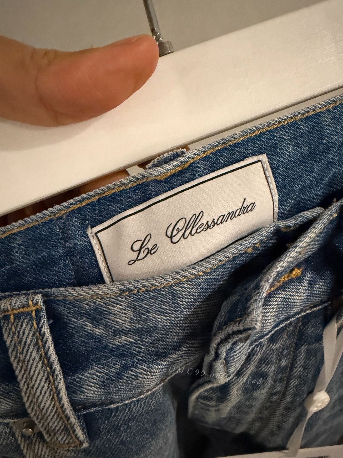 Alessandra Rich Le Alessandra Curved Paneled Jeans Size 30" / US 8 / IT 44 - 3 Thumbnail