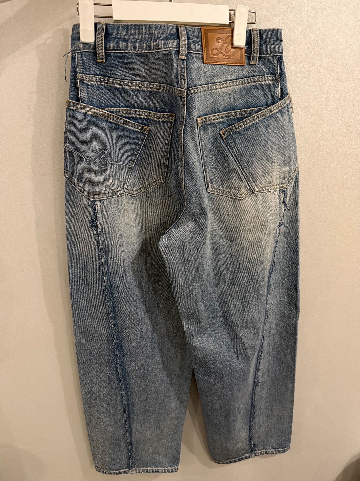 Alessandra Rich Le Alessandra Curved Paneled Jeans Size 30" / US 8 / IT 44 - 4 Thumbnail