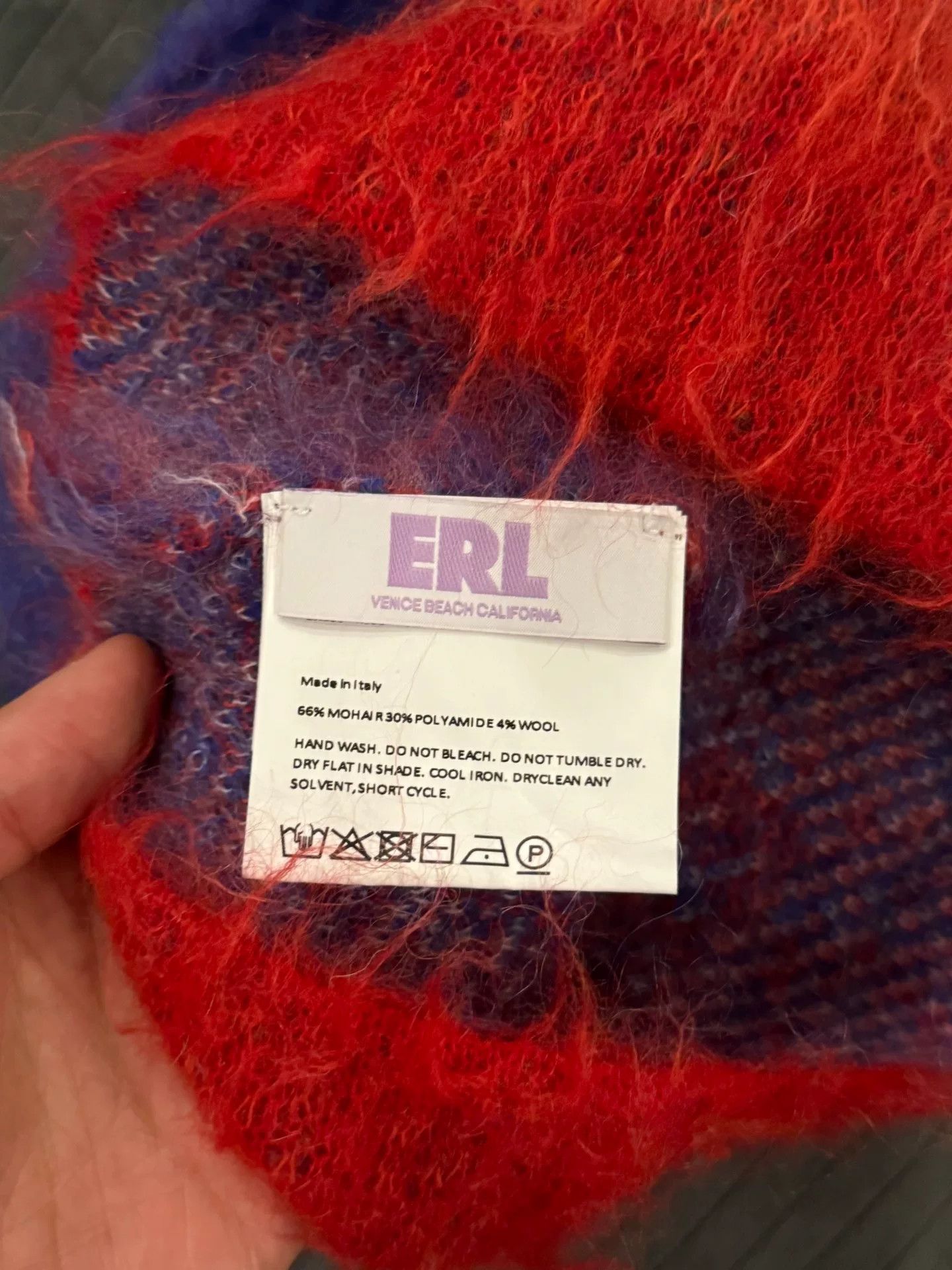 ERL ERL Mohair Gradient Beanie Size ONE SIZE - 4 Thumbnail