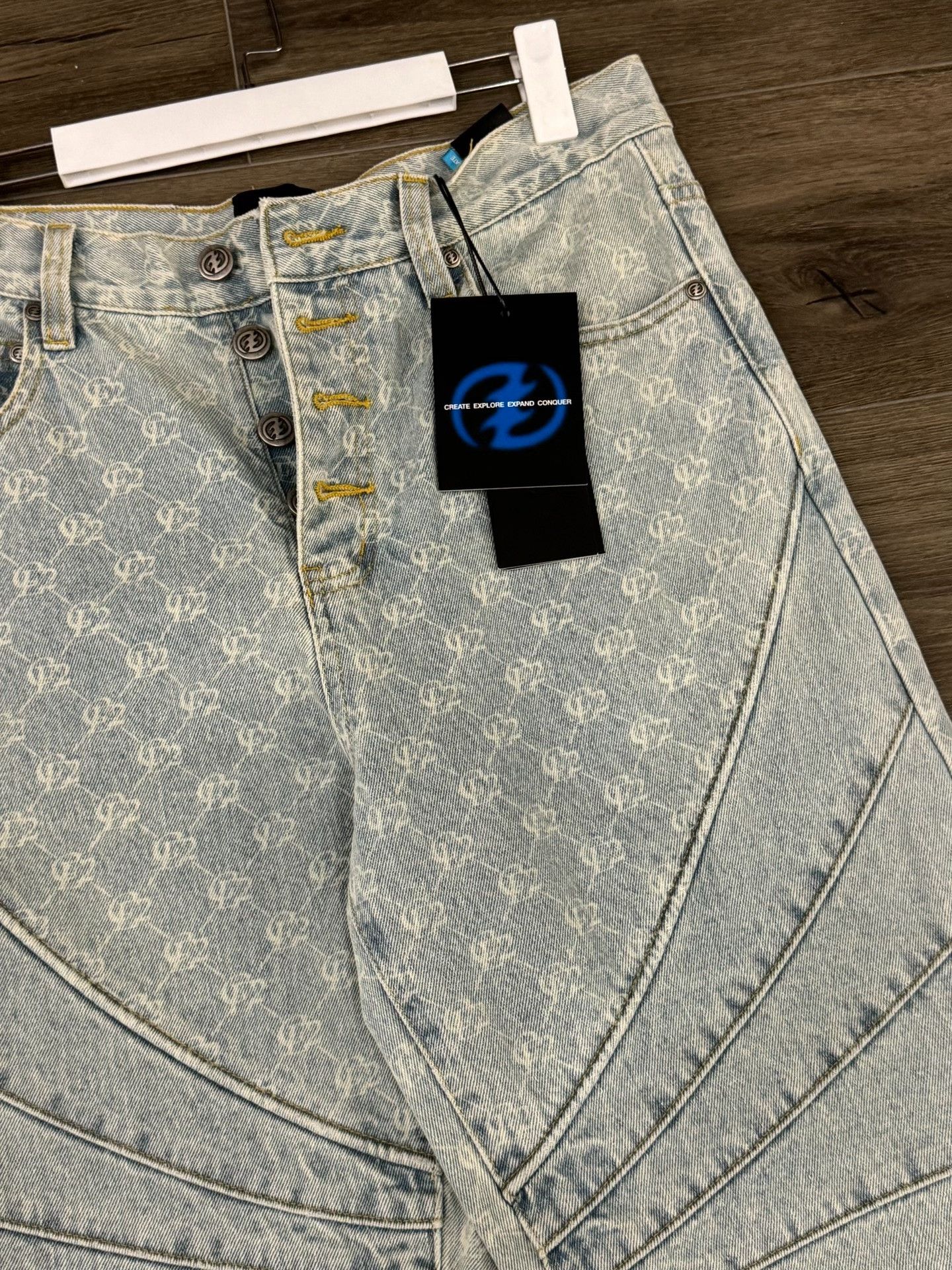 Vintage CEEC Blue Knight Jeans Size US 28 / EU 44 - 3 Thumbnail
