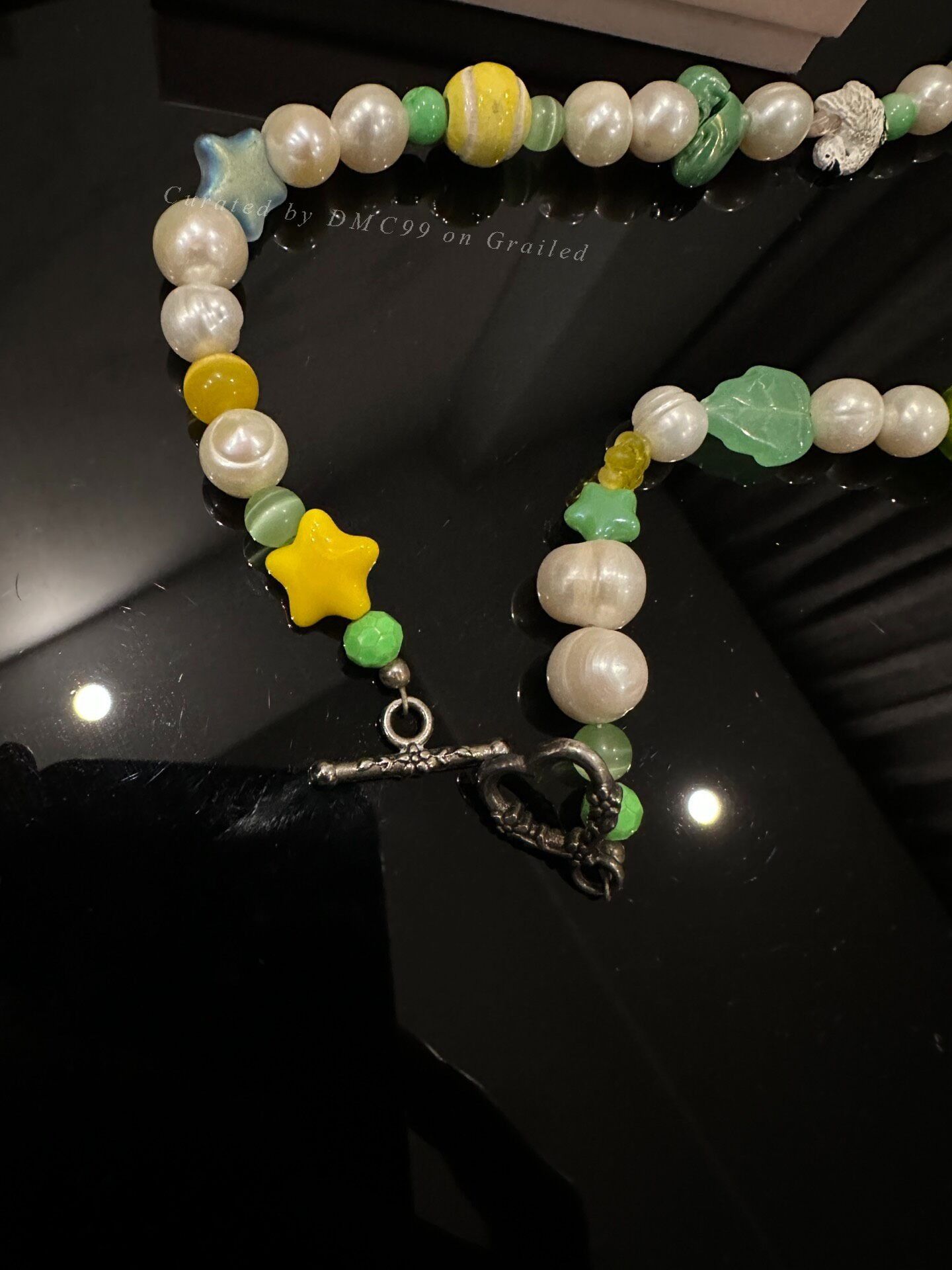 Vintage Ian Charms Pearl Smiley Necklace Size ONE SIZE - 3 Thumbnail