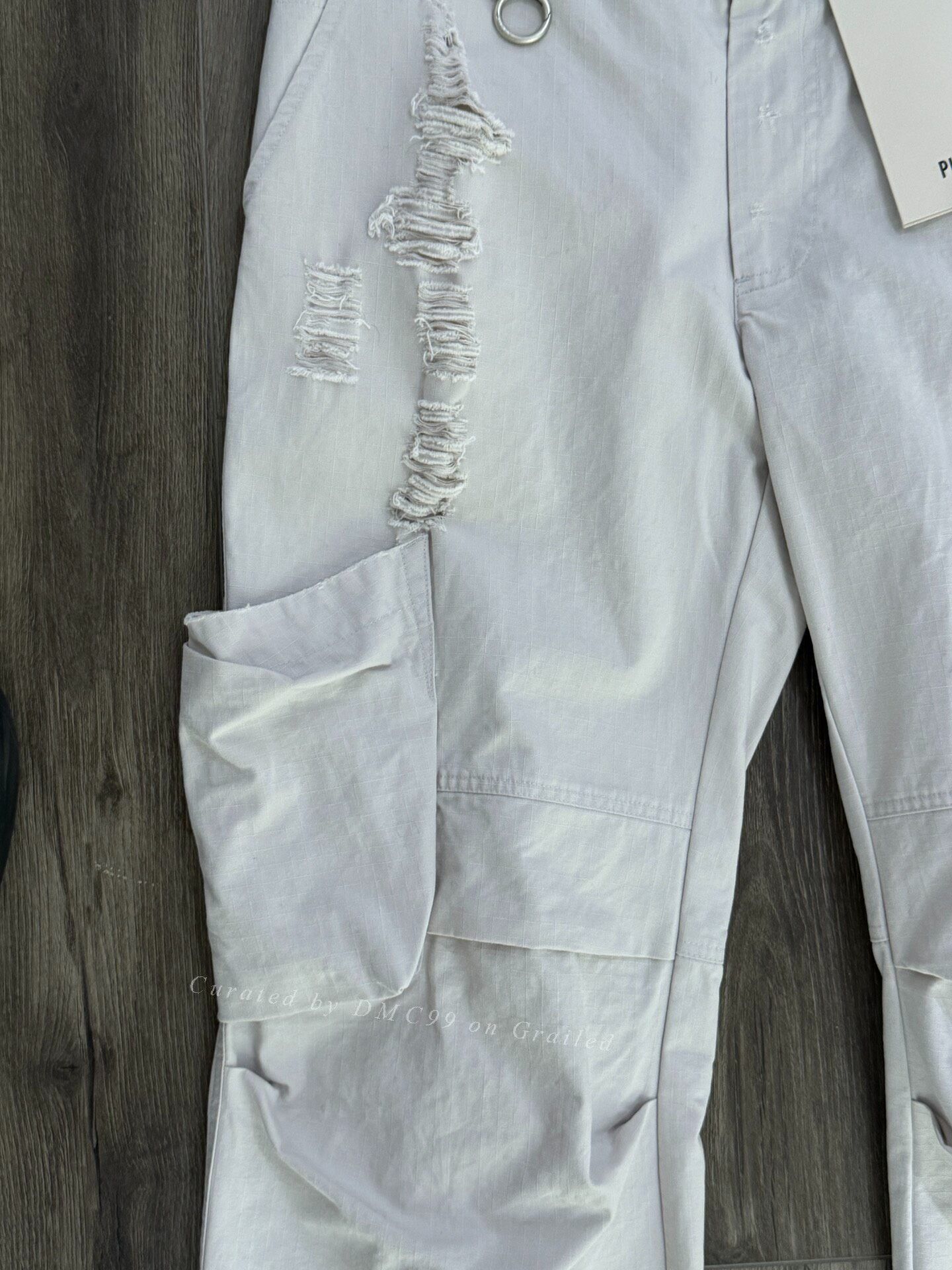 Balenciaga Purey Double Waist Distressed Pants Size US 34 / EU 50 - 3 Thumbnail