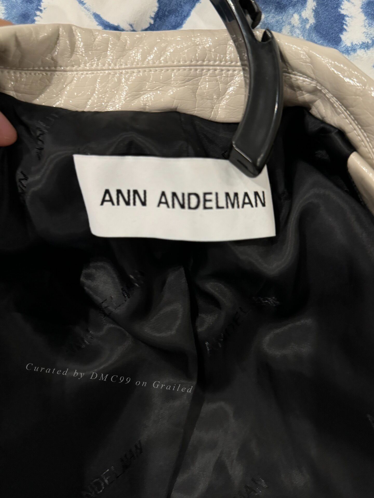 Vintage Ann Andelman Short Shiny Jacket Size XXS / US 00 / IT 34 - 3 Thumbnail