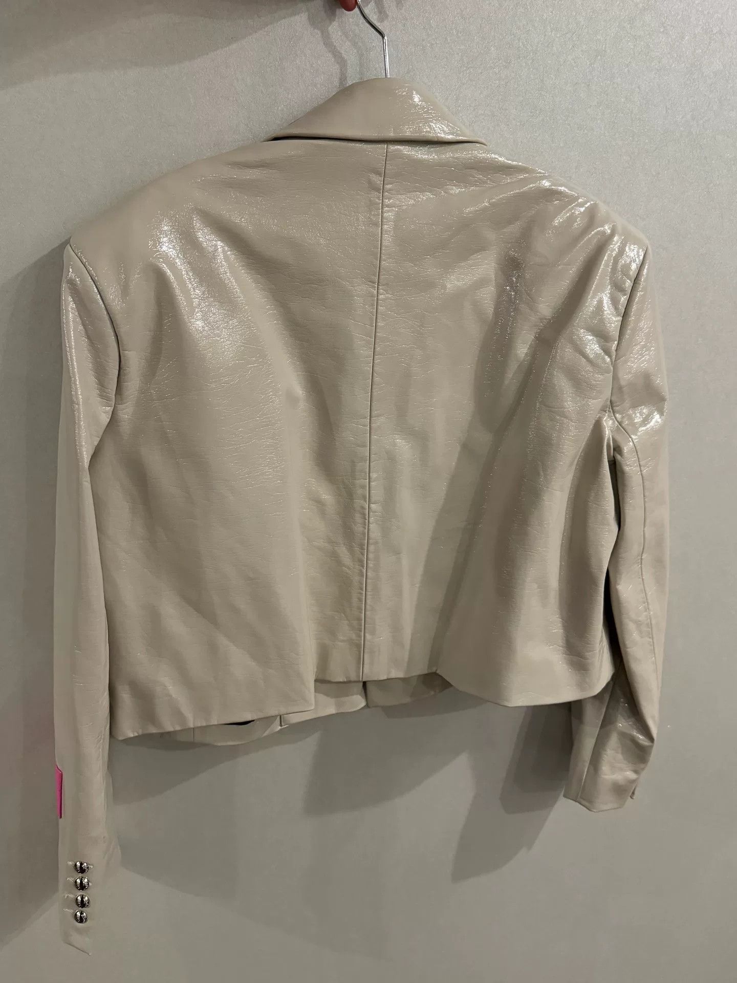 Vintage Ann Andelman Short Shiny Jacket Size XXS / US 00 / IT 34 - 2 Thumbnail