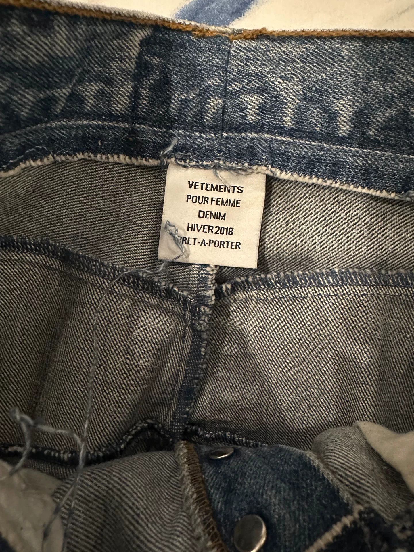Vetements Vetements Patchwork Deconstructed Jeans Size 26" / US 2 / IT 38 - 5 Thumbnail